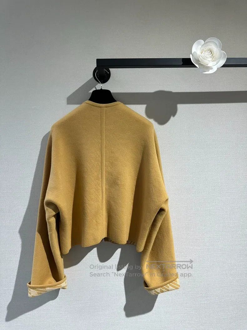 Hermes Hermes Double-faced wool short coat in camel color for aut Size XS / US 0-2 / IT 36-38 - 4 Thumbnail