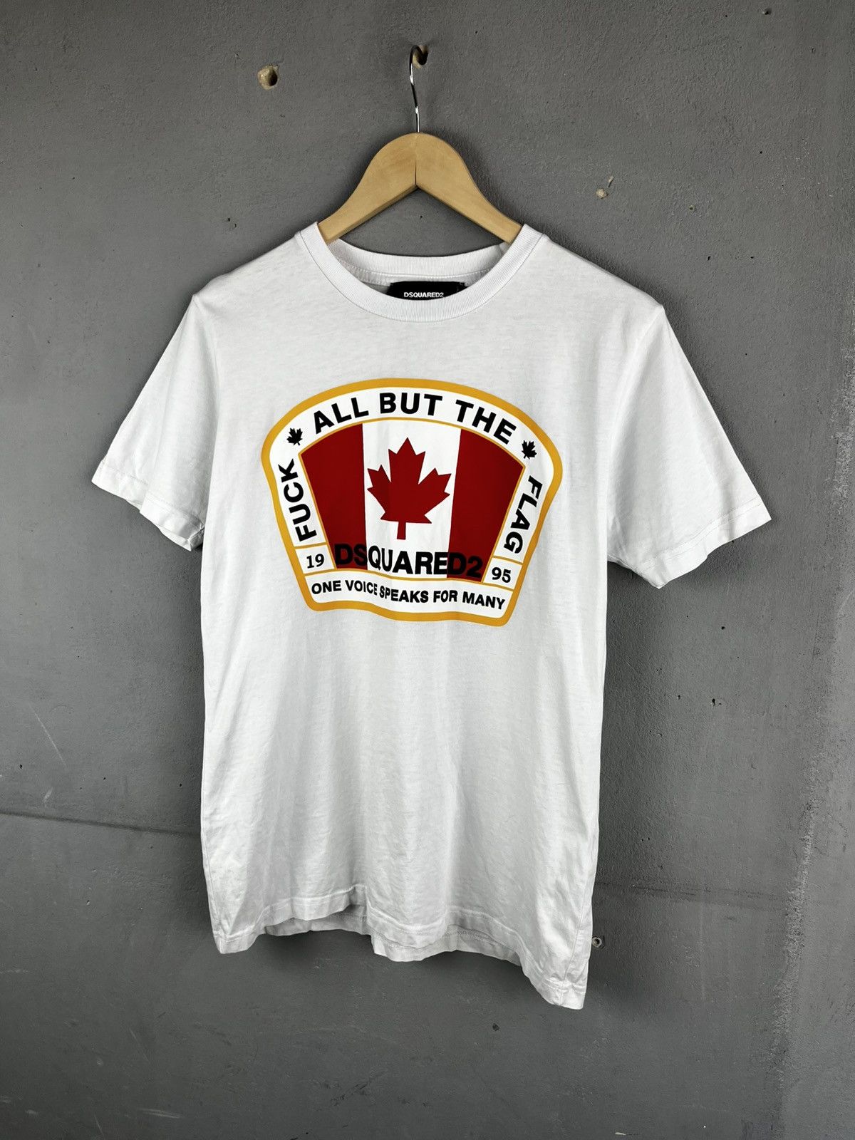 Dsquared2 Dsquared2 Canada F@ck All But The Flag Y2K T-Shirt Rare Size US M / EU 48-50 / 2 - 3 Thumbnail