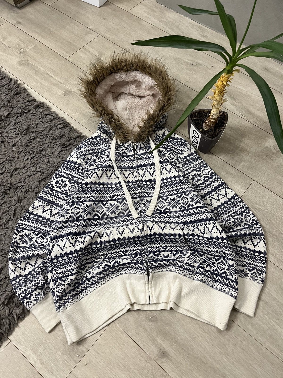 Other 🔥CRAZY LGB If Six Was Nine Style Faux Fur Zip Hoodie Jacket Size US M / EU 48-50 / 2 - 10 Thumbnail