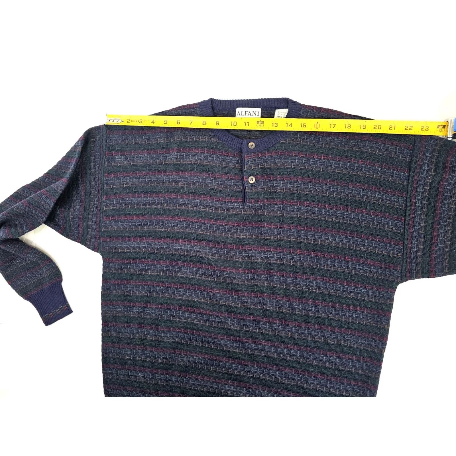Alfani VINTAGE Alfani Sweater Shirt? Size US L / EU 52-54 / 3 - 5 Thumbnail