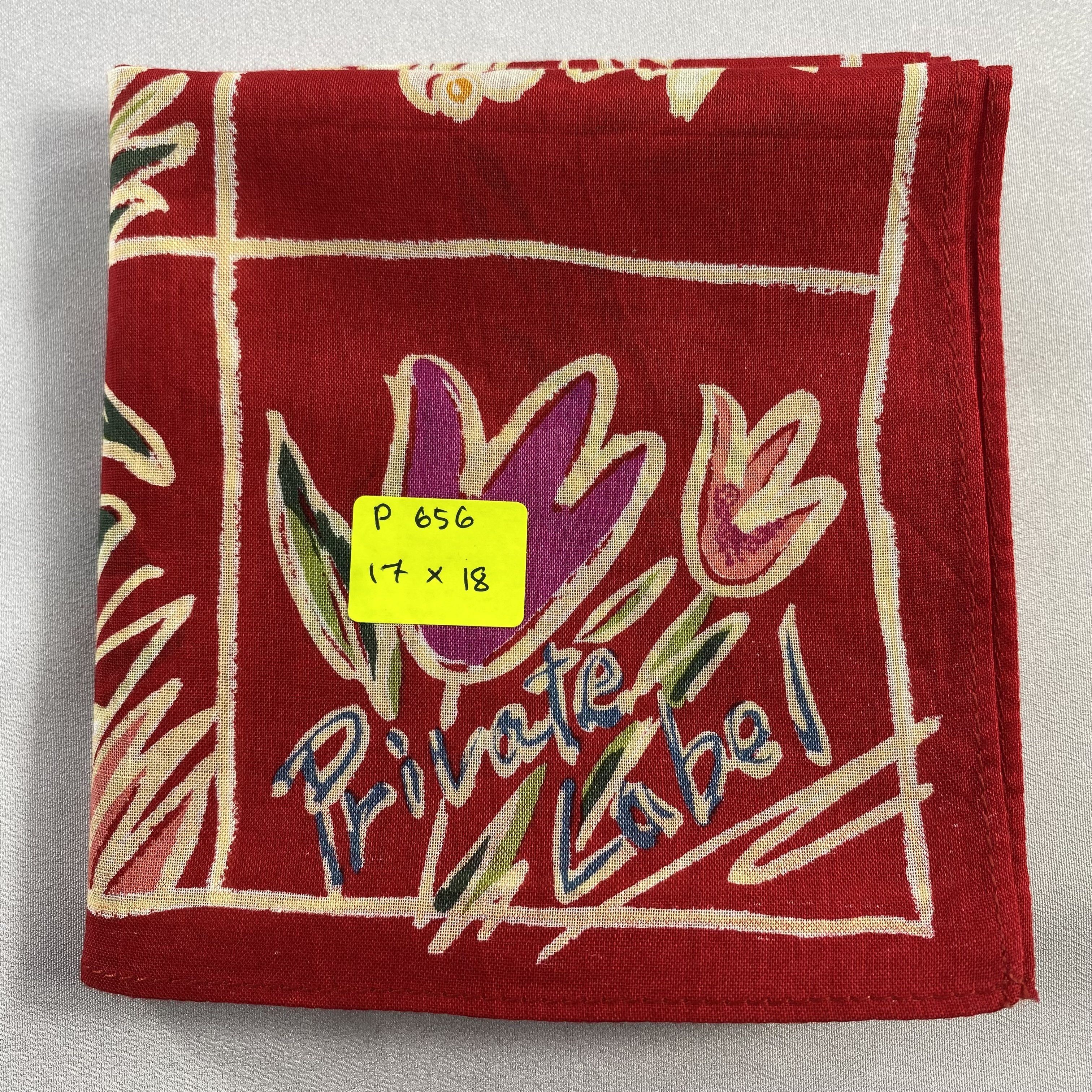 Vintage Private Label Handkerchief / Neckerchief / Bandana-P656 Size ONE SIZE - 5 Thumbnail