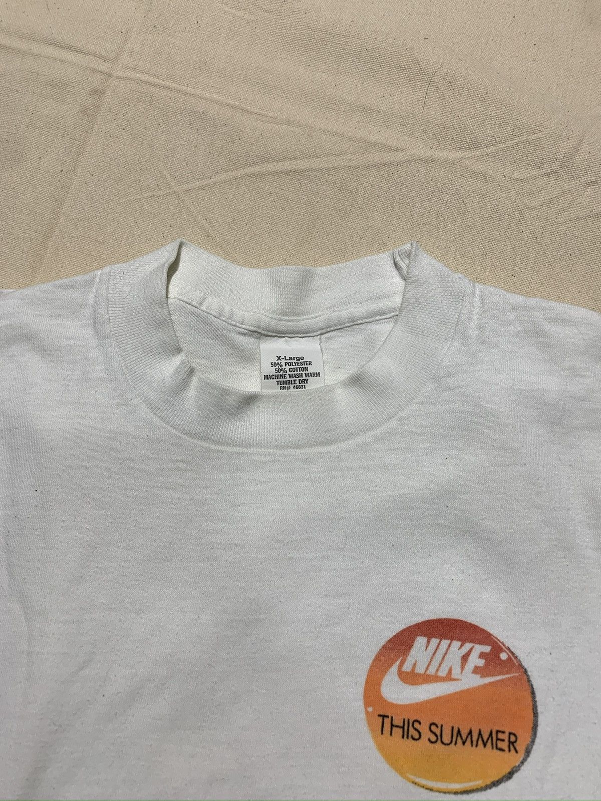 Nike Vintage 1990’s Nike “This Summer” Sporting Event T-Shirt Size US M / EU 48-50 / 2 - 6 Thumbnail