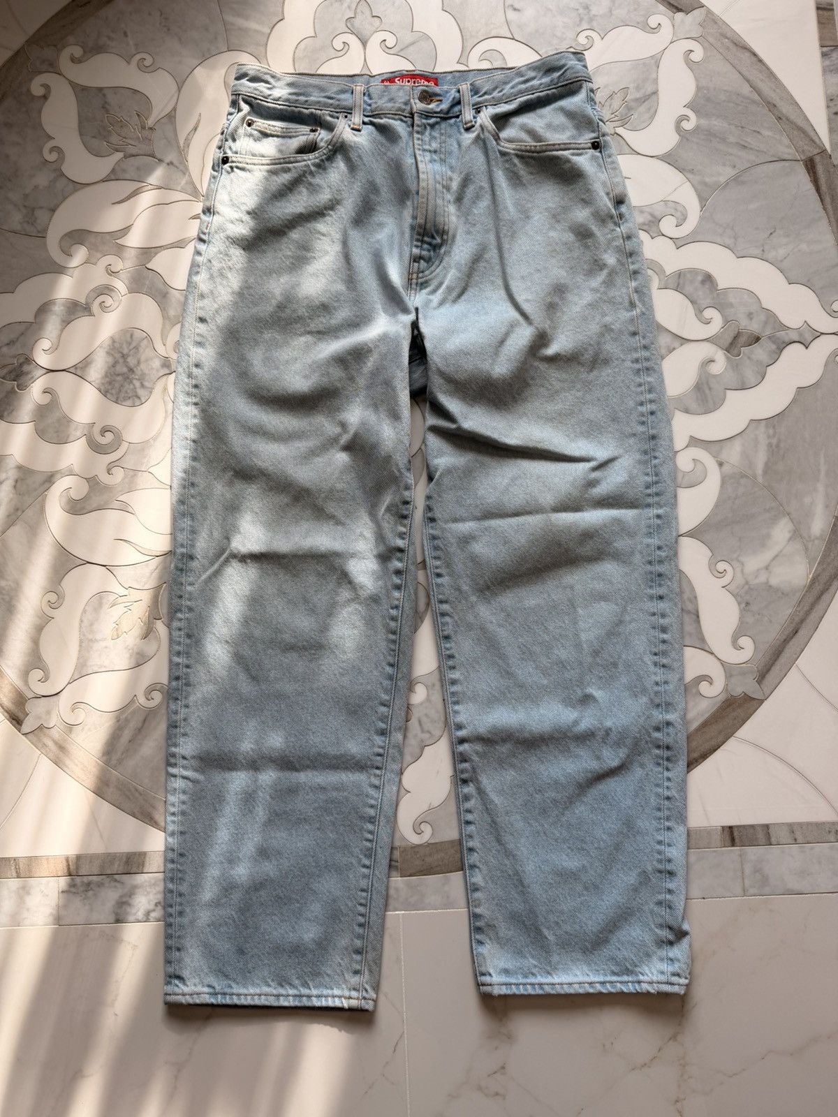 Supreme Supreme Baggy Jeans Light Wash Size US 30 / EU 46 - 2 Thumbnail