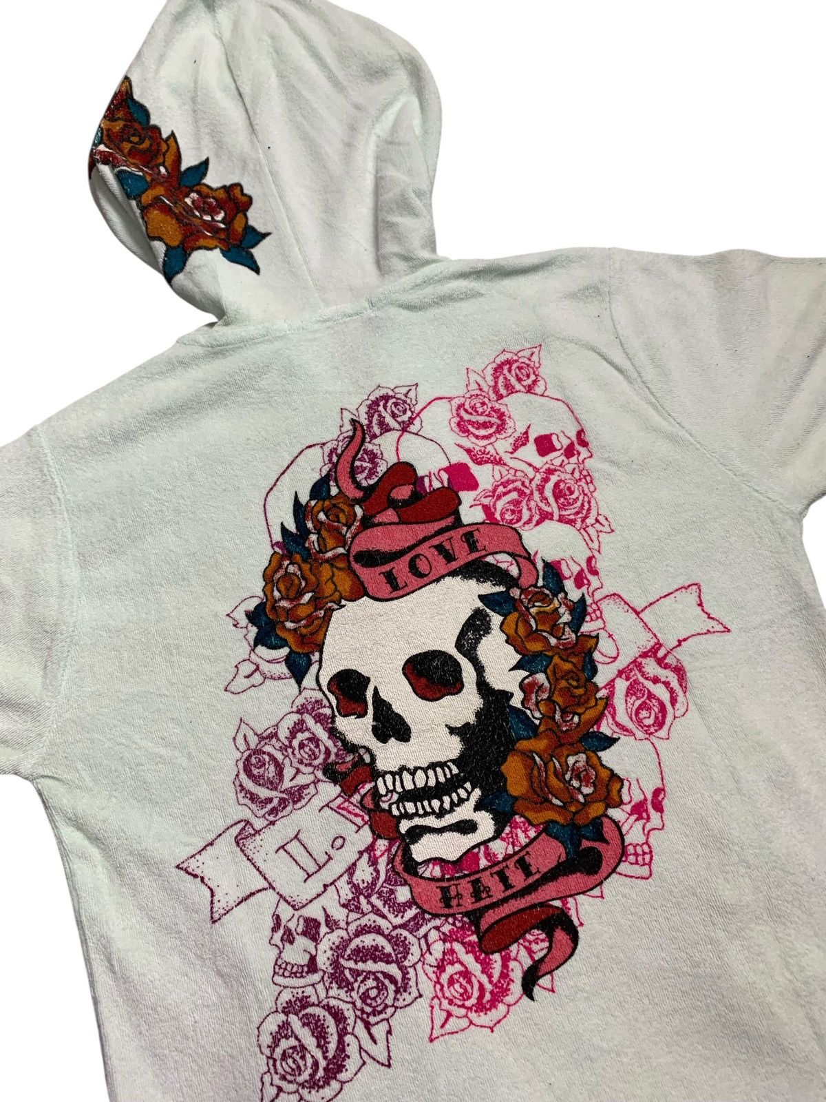 If Six Was Nine WONDER WALL SMOKE SKULL POEM ZIP HOODIE LIKE A VELVET LGB Size US S / EU 44-46 / 1 - 2 Thumbnail