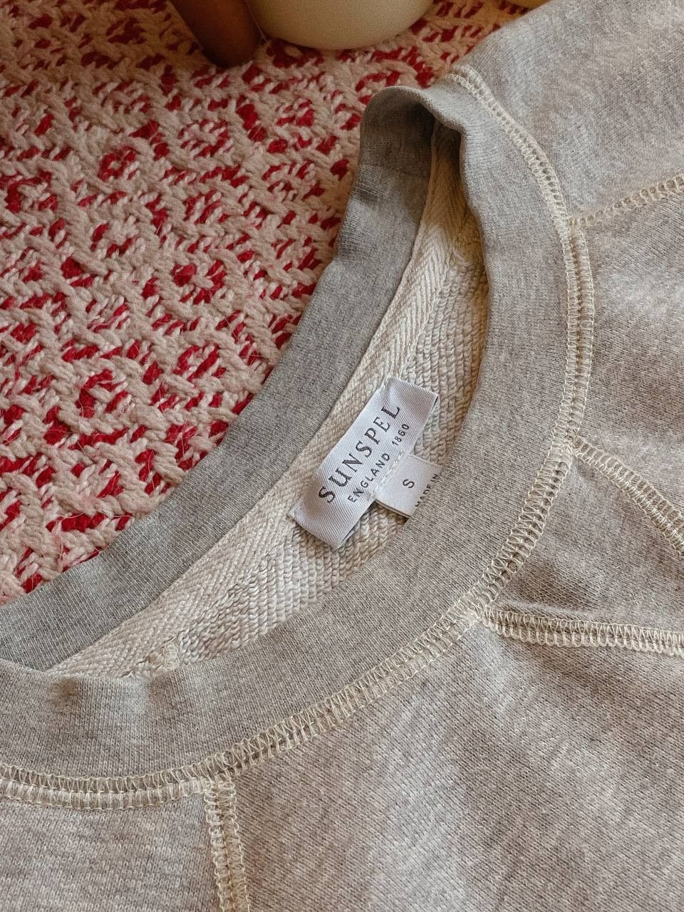 Sunspel Sunspel Grey Cotton Sweatshirt Size US S / EU 44-46 / 1 - 5 Thumbnail