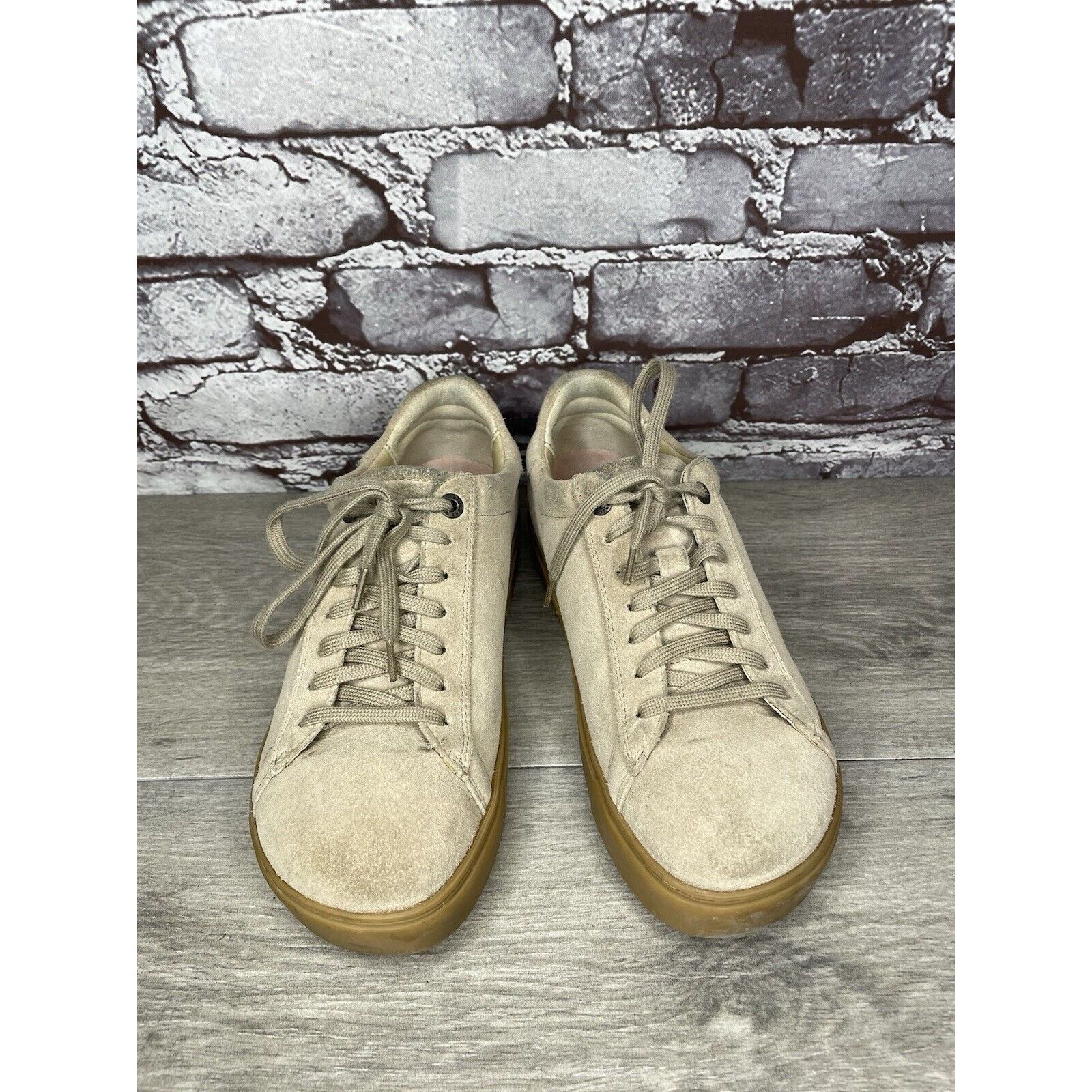 Birkenstock Birkenstock Bend Beige Suede Low Lace Up Sneakers Shoes Wome Size US 6.5 / IT 36.5 - 14 Thumbnail