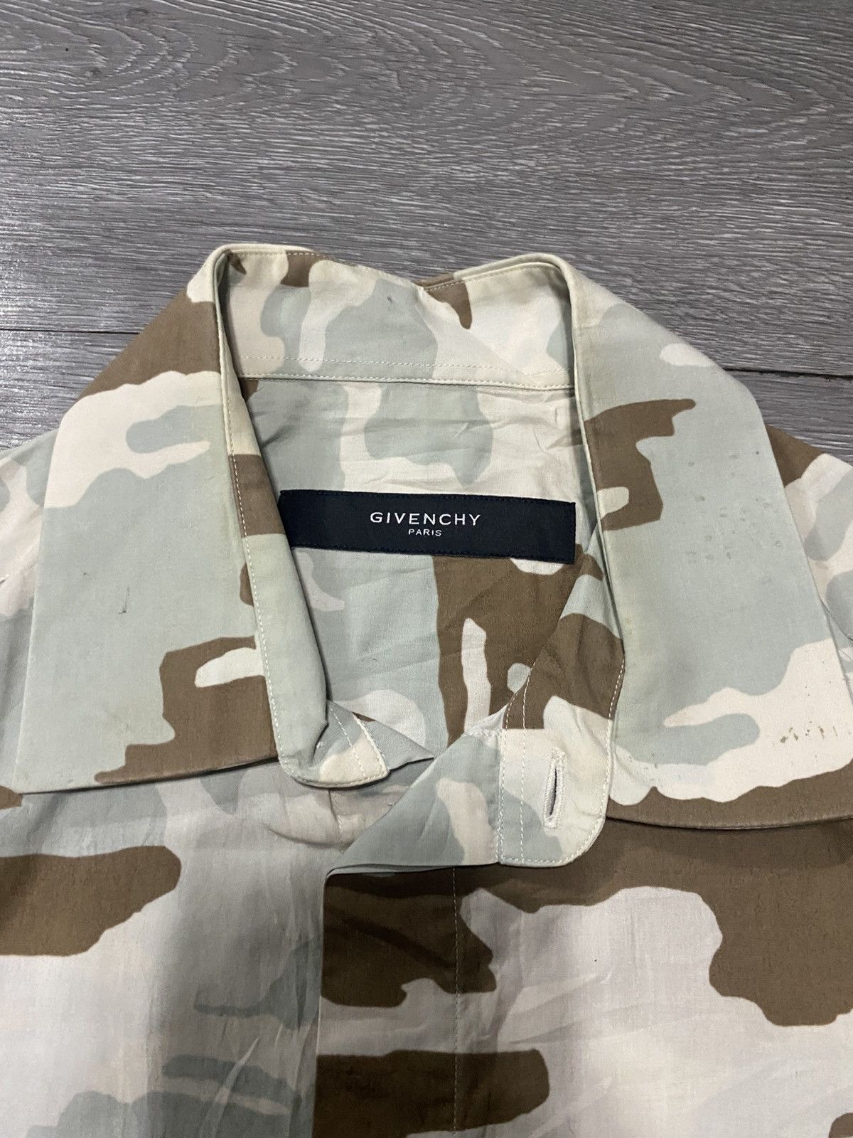 Givenchy GIVENCHY CAMOUFLAGE LONGSHIRTS Size US M / EU 48-50 / 2 - 2 Thumbnail
