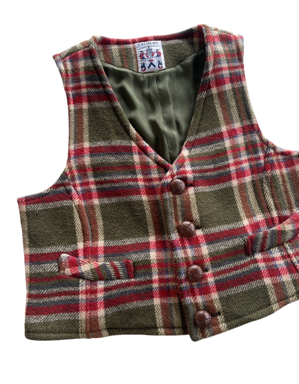 Vintage Vintage Caliburn Tartan Waist Vest Size US S / EU 44-46 / 1 - 4 Thumbnail