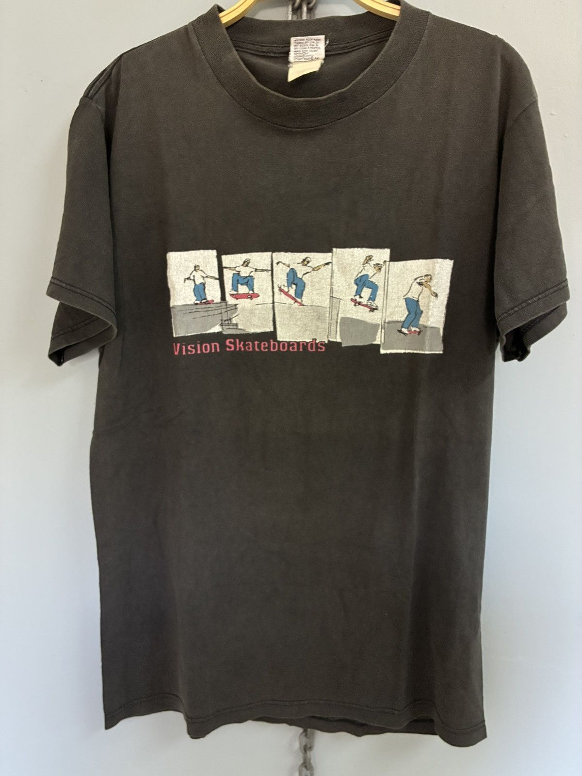 Vision Streetwear Vintage 90s Vision Streetwear skateboard t shirt Size US M / EU 48-50 / 2 - 3 Thumbnail