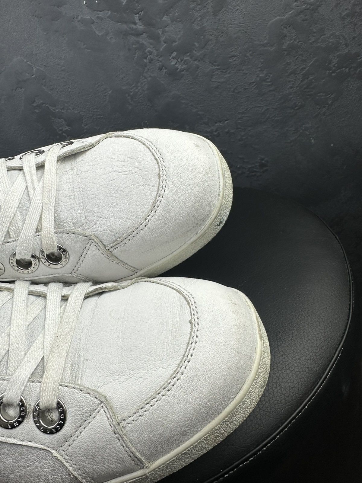 Dolce & Gabbana Dolce & Gabbana Men Leather Low-Top Sneakers Size US 7.5 / EU 40-41 - 11 Thumbnail