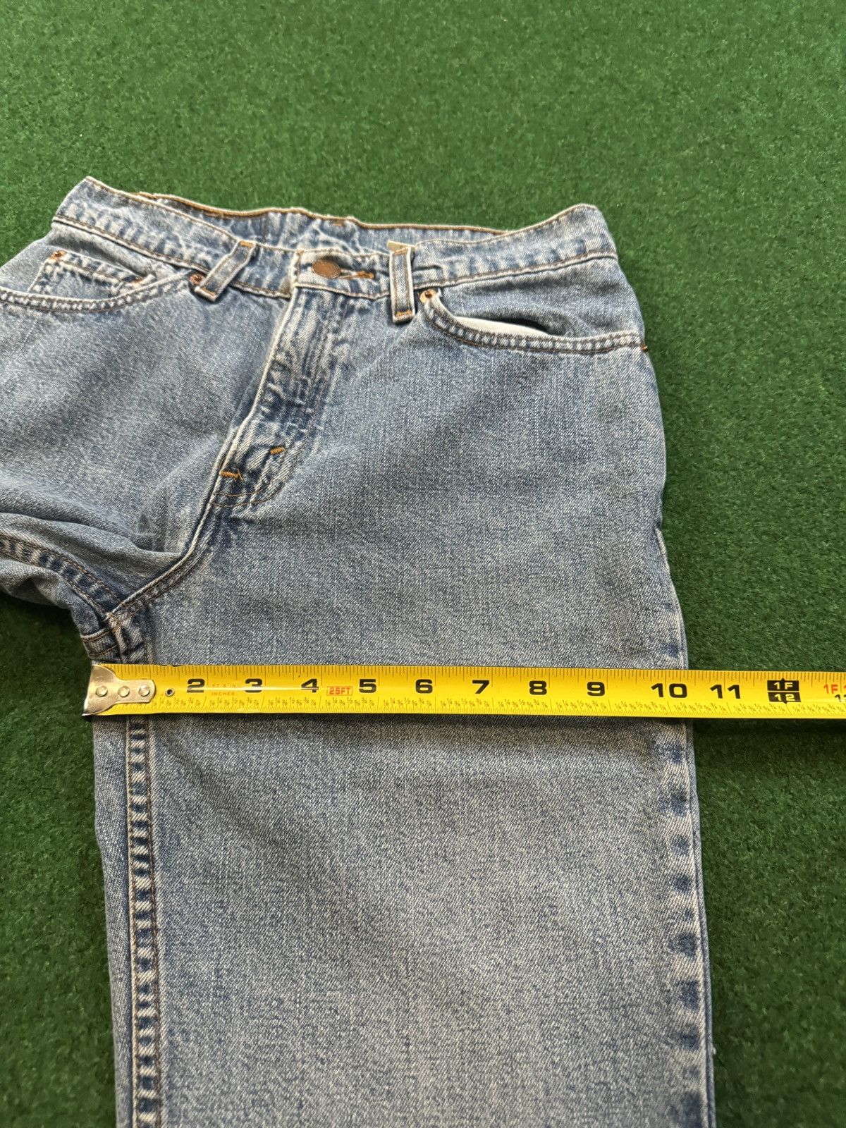 Levi's Vintage Clothing Vintage 90s Levi’s Capri Light Wash Women’s 5 Jr 28 Jeans Size 28" / US 6 / IT 42 - 9 Thumbnail