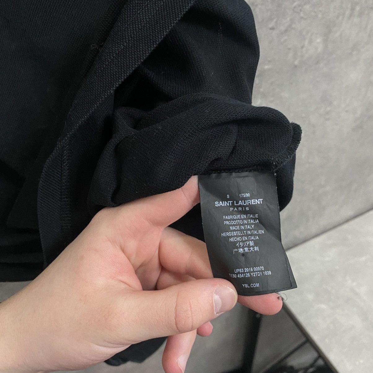 Saint Laurent Paris Saint Laurent Paris Polo T-Shirt Size US S / EU 44-46 / 1 - 8 Thumbnail