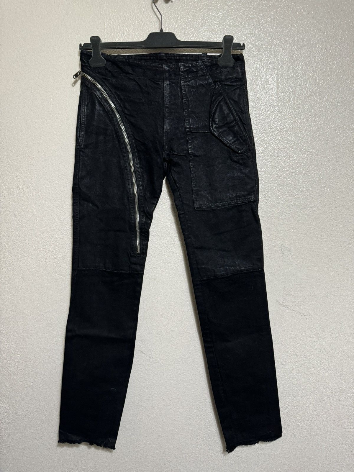 Rick Owens Rick Owens FW07 Black Double Layer Aircuts Size US 31 - 2 Thumbnail