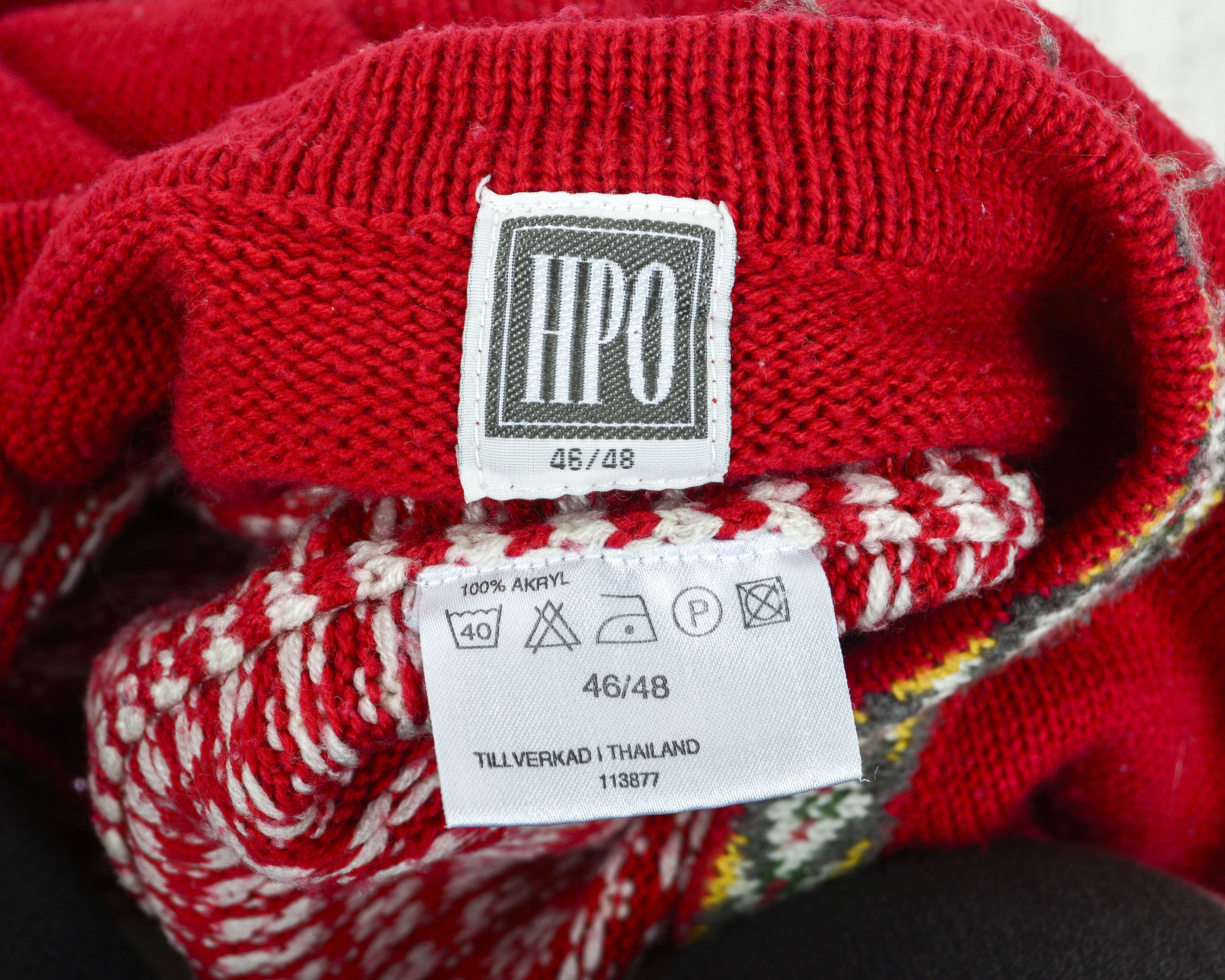 Vintage HPO L Nordic Jumper EU 46/48 Pullover Sweater Scandinavian Size US L / EU 52-54 / 3 - 6 Thumbnail