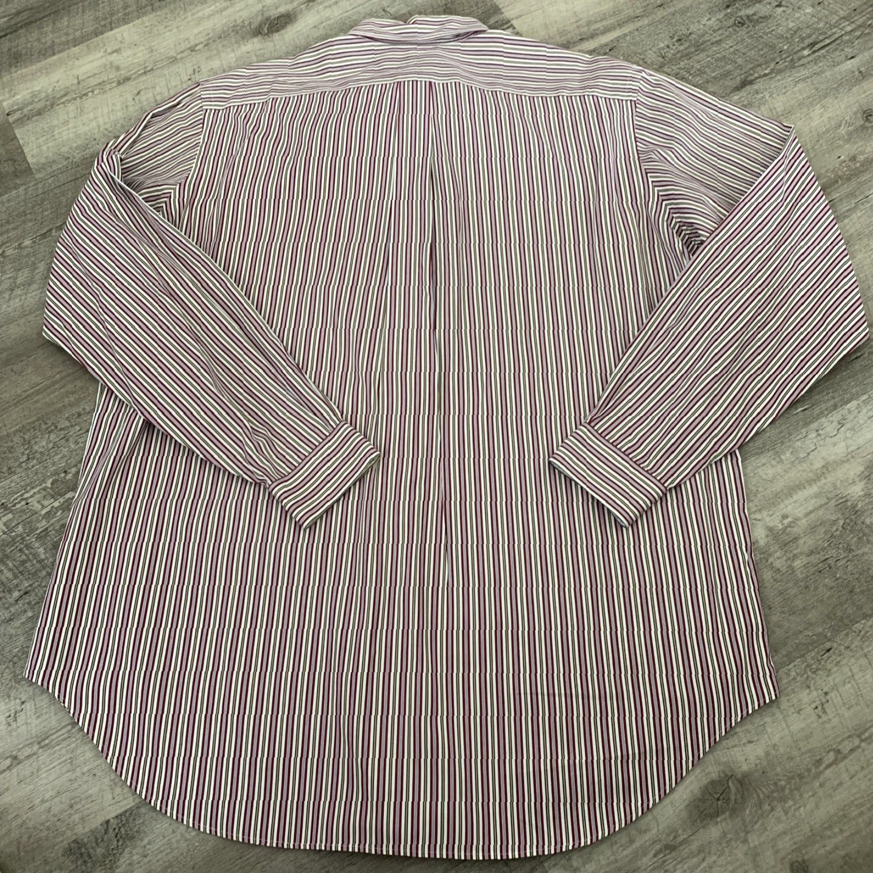 Ralph Lauren Ralph Lauren Shirt Mens XLT Red Striped Classic Fit Long Sleeve Button-Up Size US XL / EU 56 / 4 - 7 Thumbnail