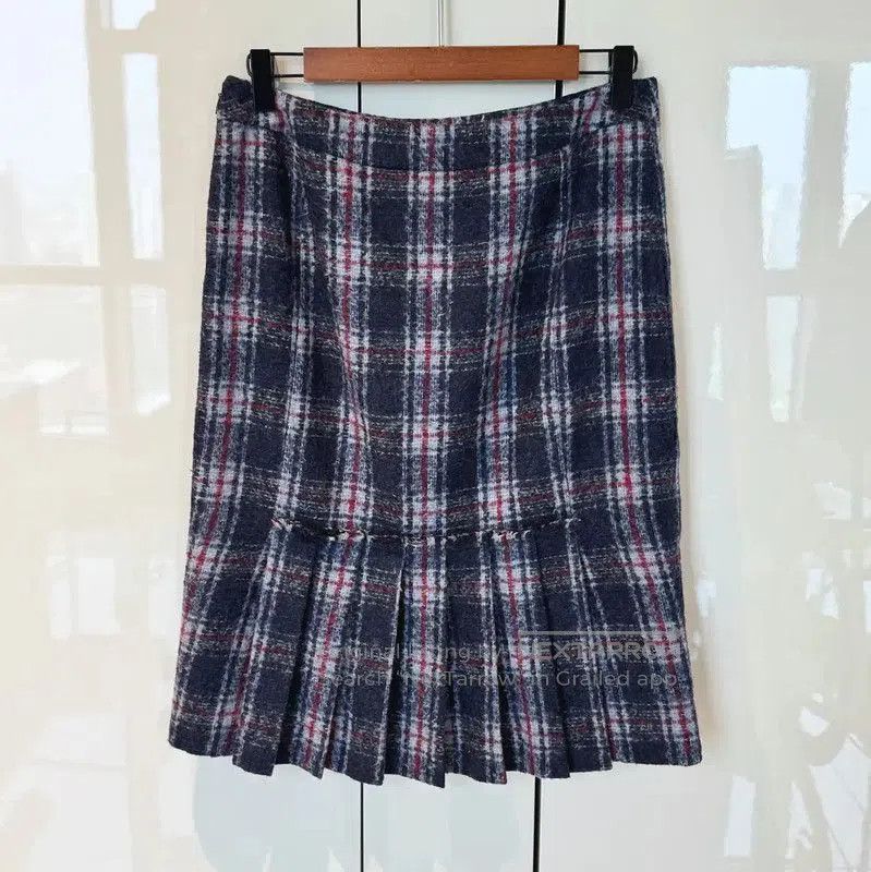 Max Mara MaxMara Colorful Wool Midi Skirt . Size 23" - 3 Thumbnail