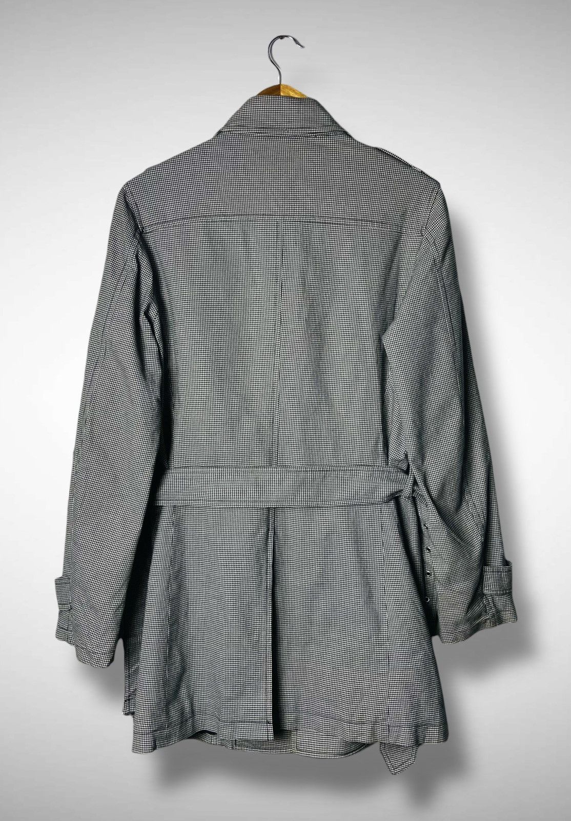 Tornado Mart Vintage Tornado Mart Houndstooth Trench Coat Size US M / EU 48-50 / 2 - 2 Thumbnail