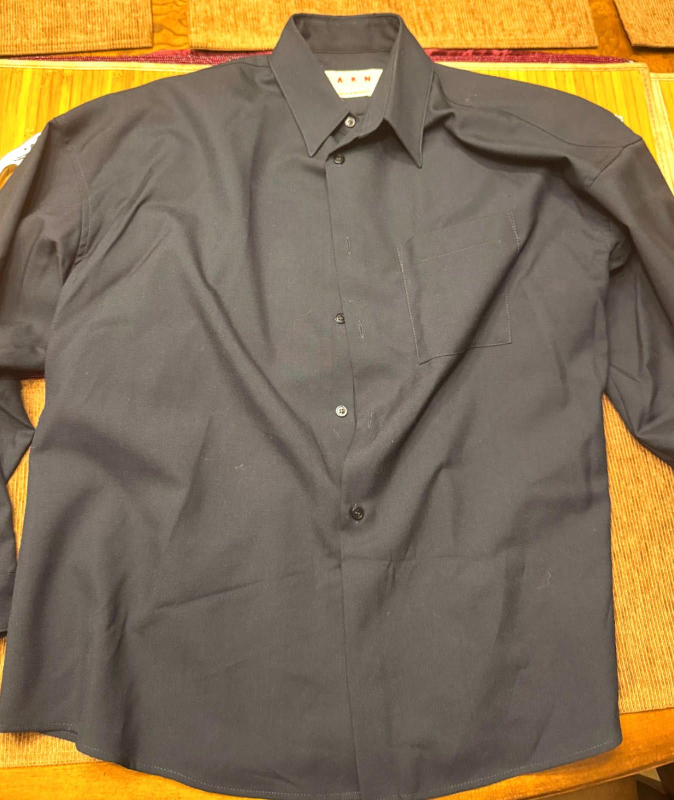 Marni $695 Marni Blue Workwear Tropical Wool shirt sz 46 Size US M / EU 48-50 / 2 - 7 Thumbnail