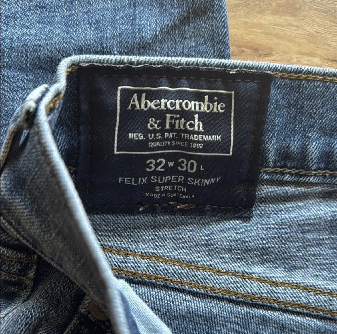 Abercrombie & Fitch Abercrombie & Fitch Felix Jeans Size US 30 / EU 46 - 3 Thumbnail