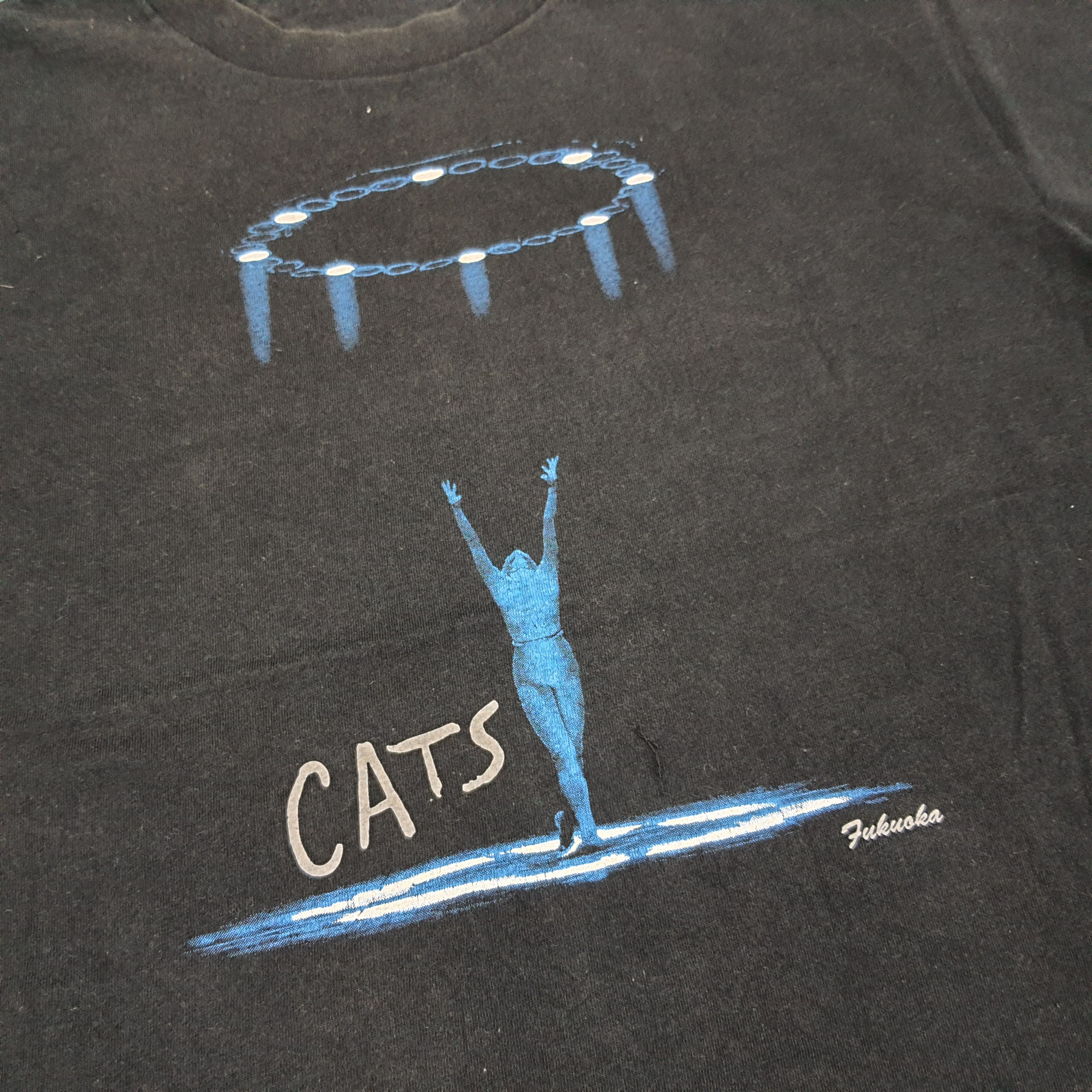 Vintage Vintage CATS Movie Musical Japan Fukuoka T-shirt Size US L / EU 52-54 / 3 - 2 Thumbnail
