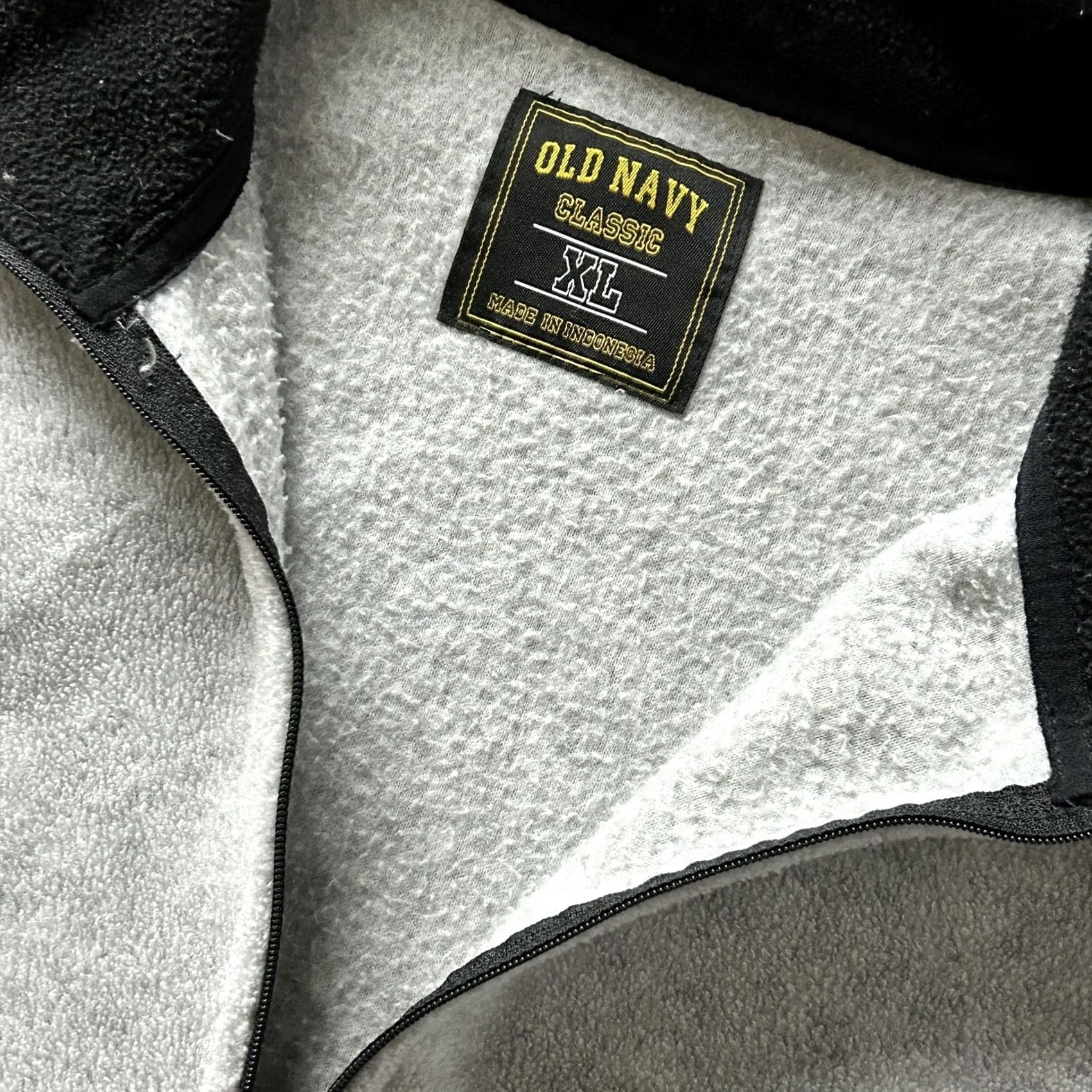 Old Navy Y2K Old Navy Sweatshirt Mens XL Gray Fleece 1/4 Zip Pullover Mock Neck Pockets Size US XL / EU 56 / 4 - 2 Thumbnail