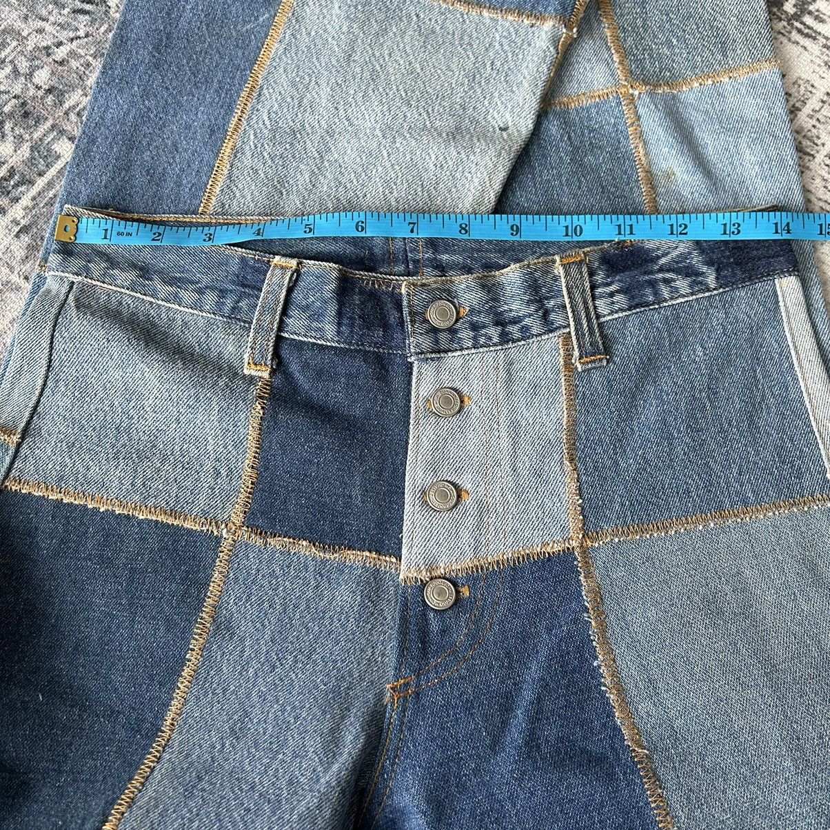 If Six Was Nine Y2k Patchwork Flared Denim Size US 28 / EU 44 - 19 Thumbnail