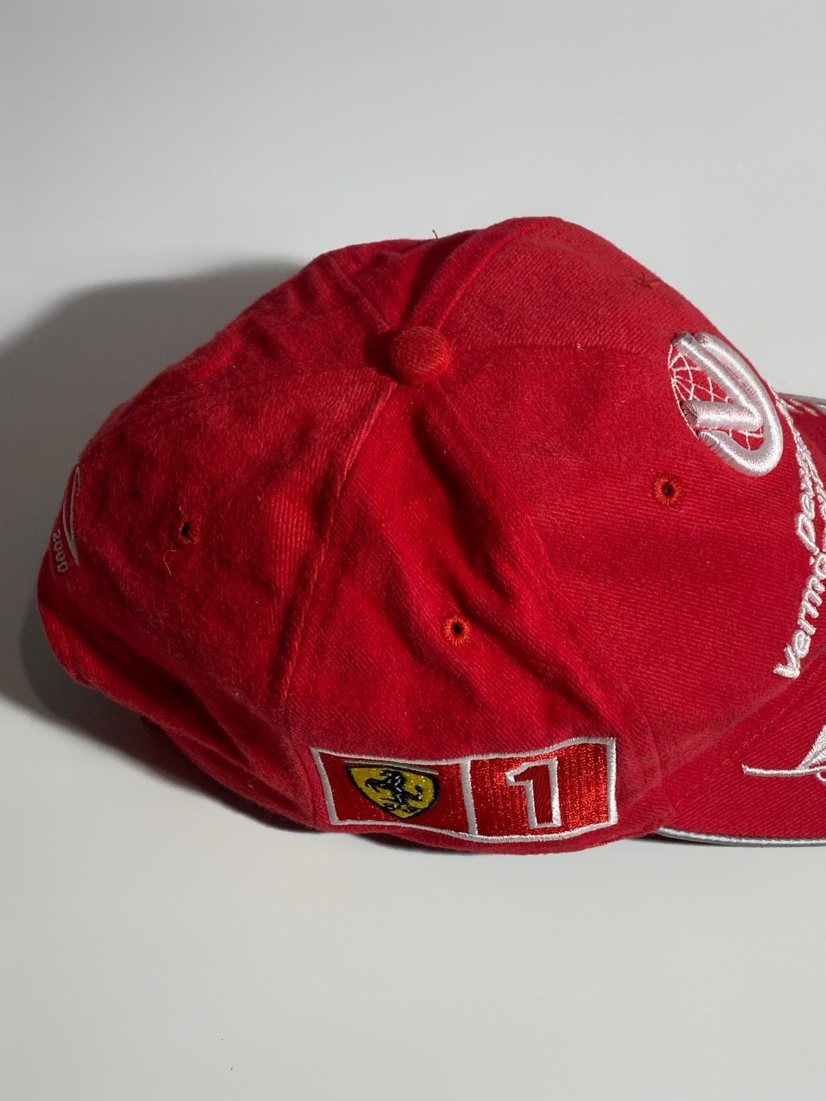 Ferrari 2000 F1 World Champion Michael Schumacher Ferrari cap Size ONE SIZE - 7 Thumbnail