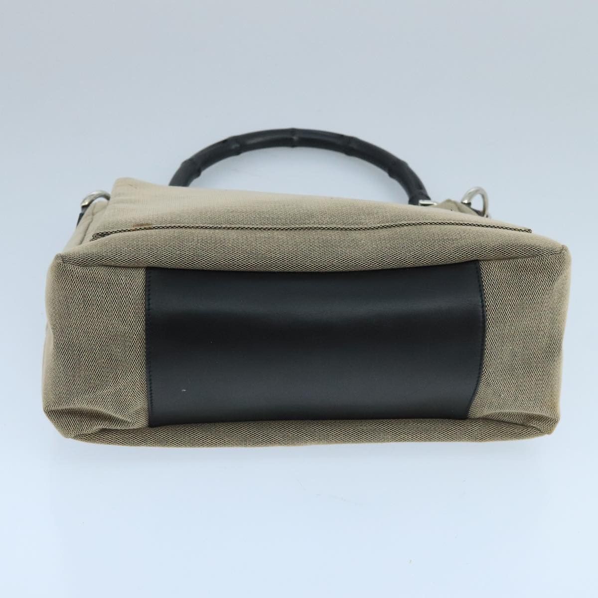 Gucci GUCCI Bamboo Handbag Outlet Canvas Beige Size ONE SIZE - 9 Thumbnail