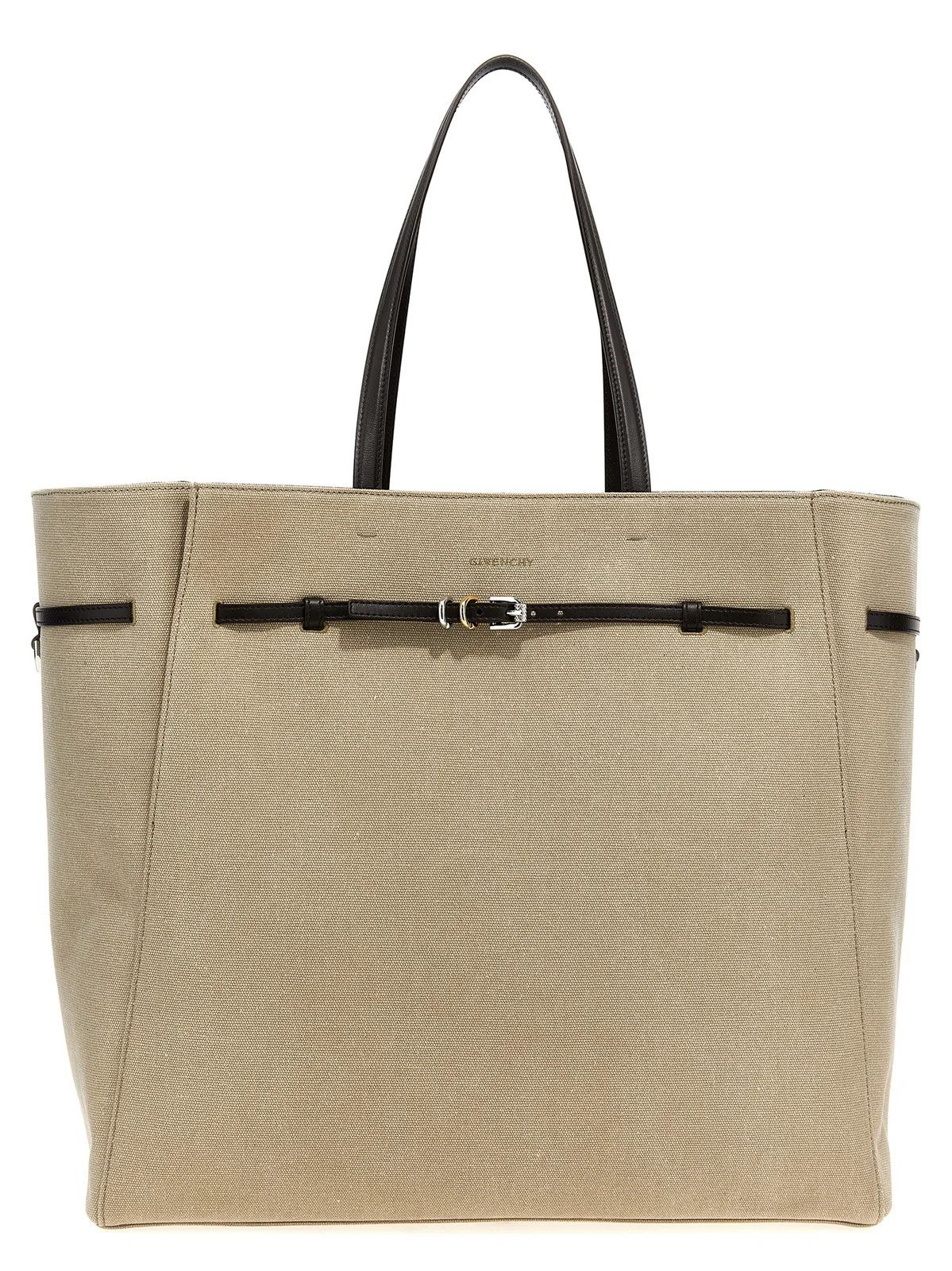 Givenchy o1w1db10525 Size: OS/Voyou Large East-West Tote in Beige Size ONE SIZE - 1 Thumbnail