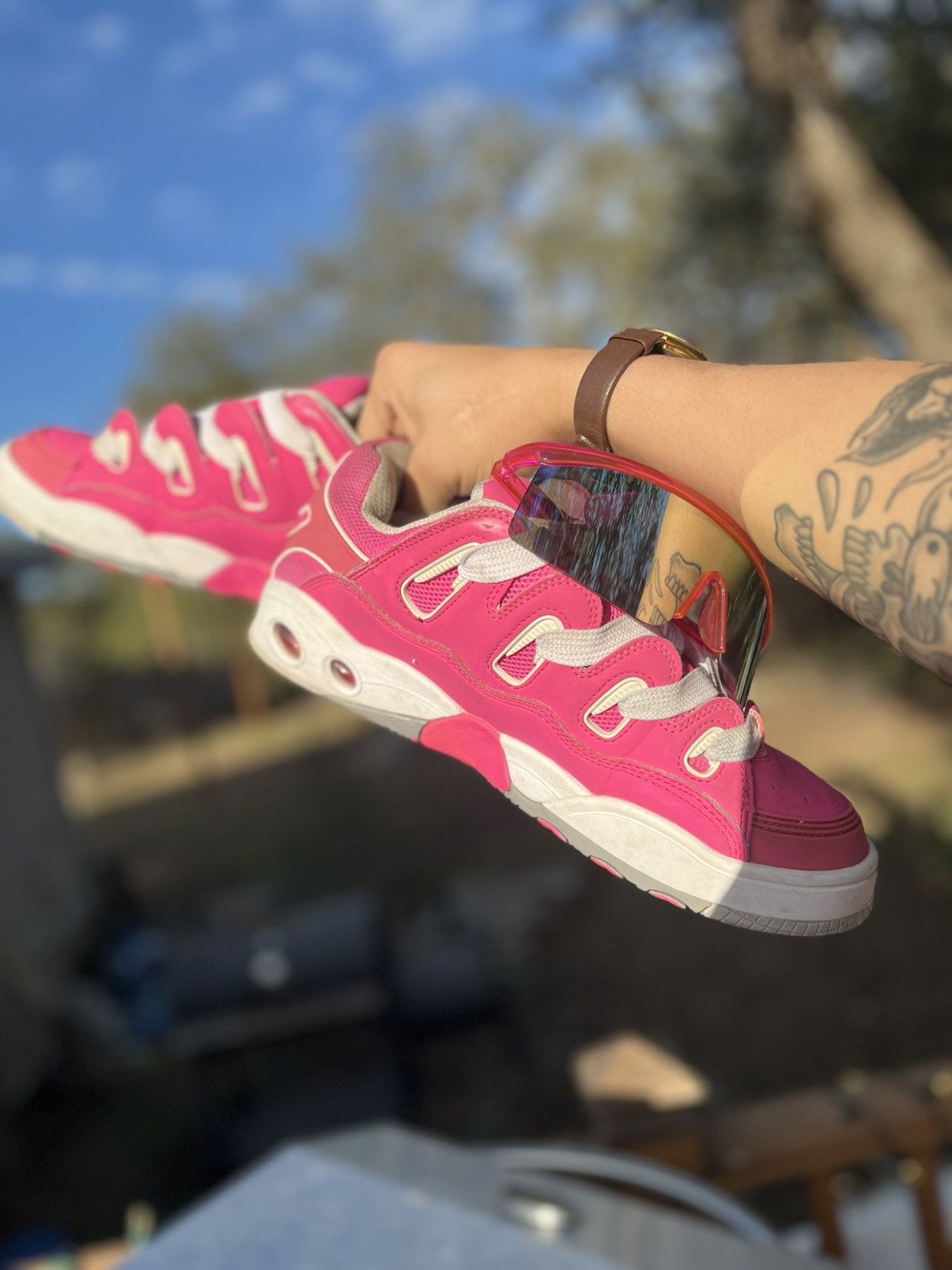 Osiris ***FREE GIFT*** Osiris D-3 Fully Pink Size US 10 / EU 43 - 6 Thumbnail