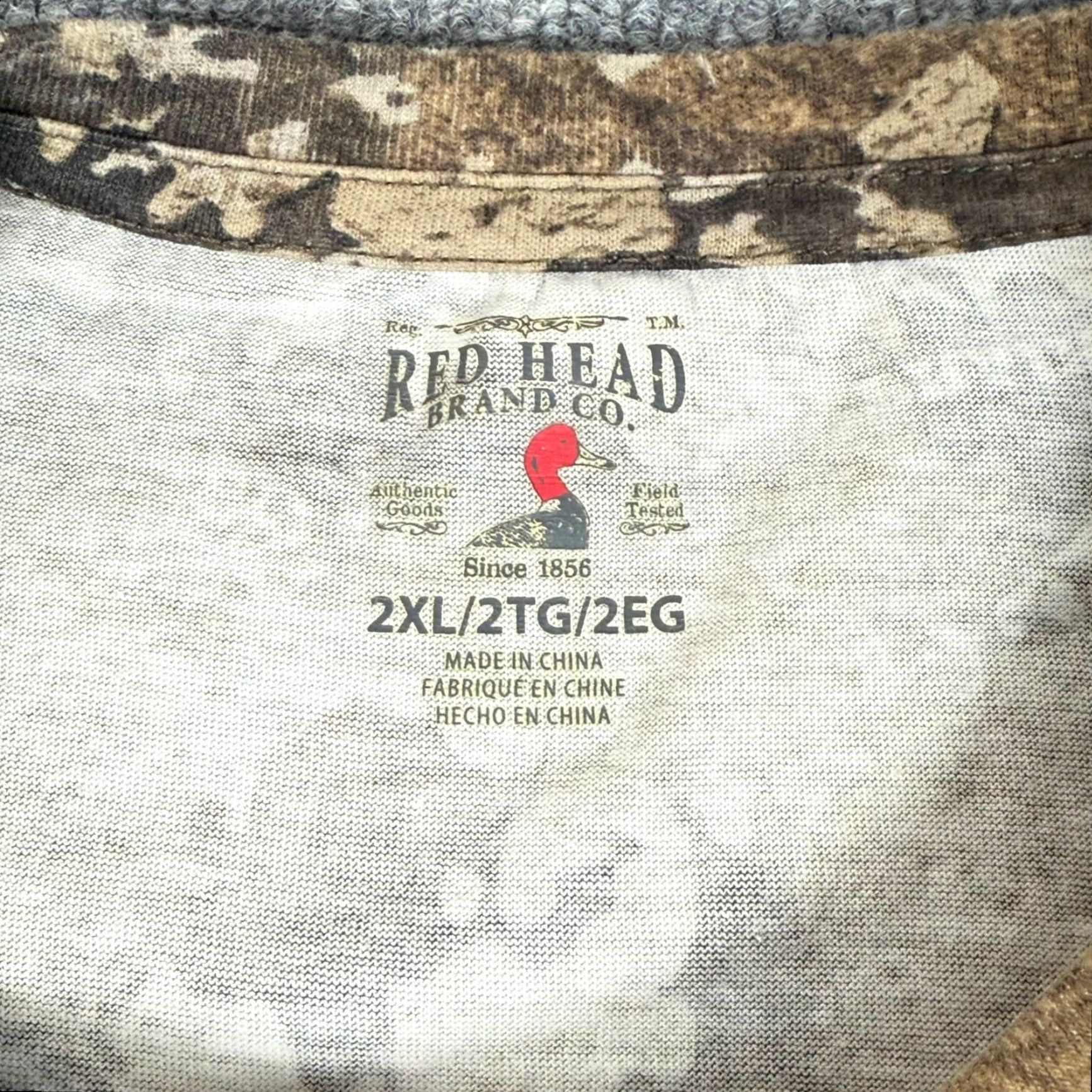 Vintage VINTAGE Red Head 2XL TrueTimber Prarie Camouflage T Shirt Army Hunting Camo Lot of 2 Size US XXL / EU 58 / 5 - 3 Thumbnail