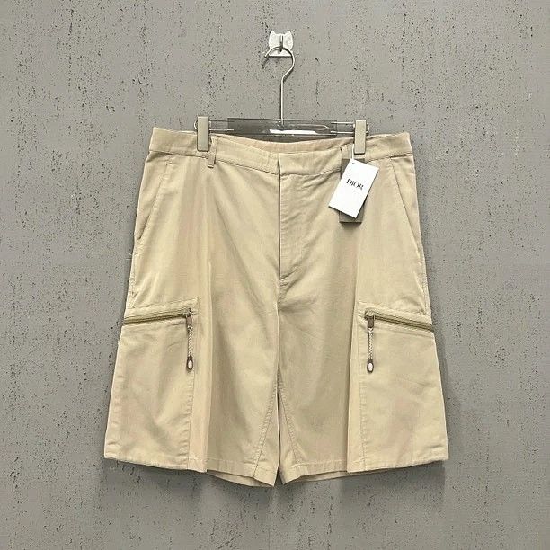 Dior Dior Zip Pocket Shorts Beige Size 52 Size US 36 / EU 52 - 1 Thumbnail