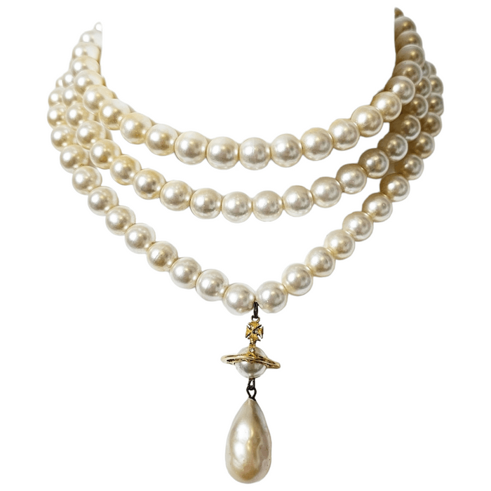 Vivienne Westwood Vivienne Westwood 3 Strand Pearl Choker Necklace