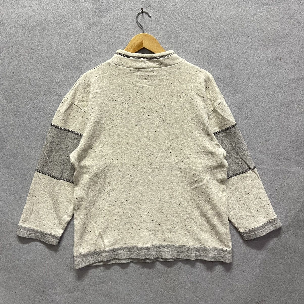 Trussardi Vintage 1990s Trussardi Mock Neck Pullover Sweatshirt Size US M / EU 48-50 / 2 - 7 Thumbnail