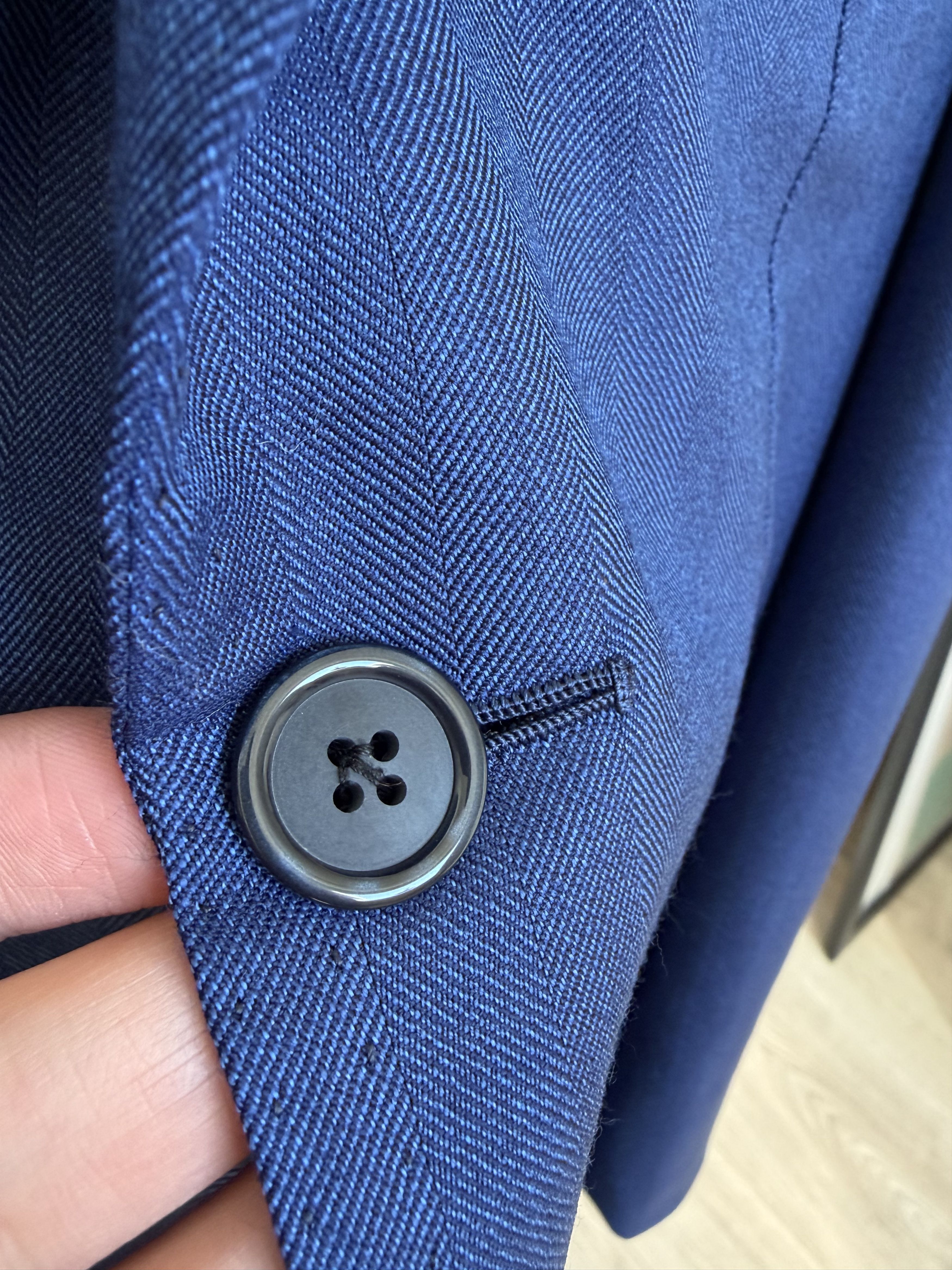 Other New Viola Milano navy handmade jacket, size 36R\EU46 Size 36R - 7 Thumbnail