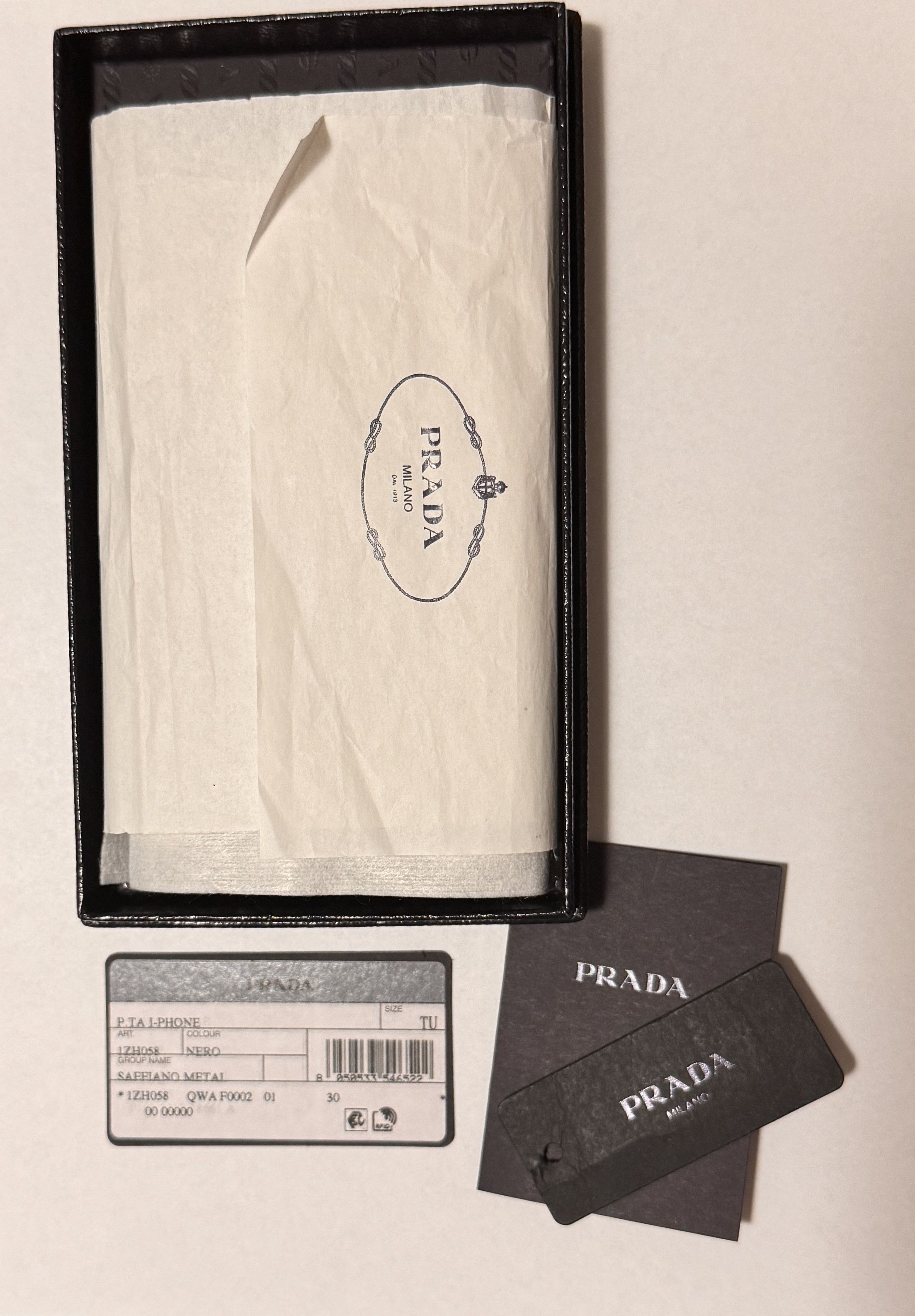 Prada PRADA Saffiano Leather Iphone XS MAX case . Size ONE SIZE - 7 Thumbnail