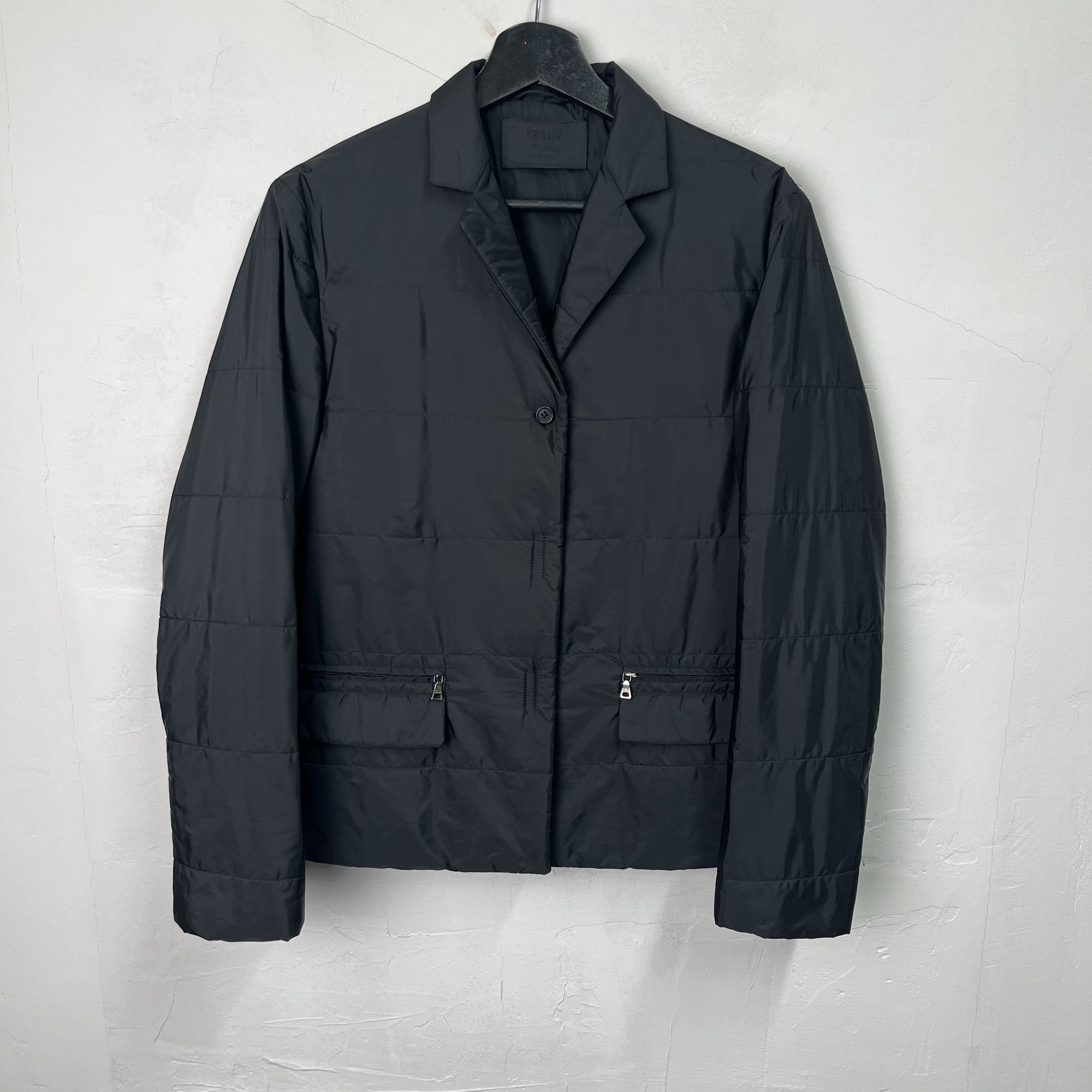 Prada Prada Milano Nylon Blazer Jacket Size US XS / EU 42 / 0 - 1 Thumbnail