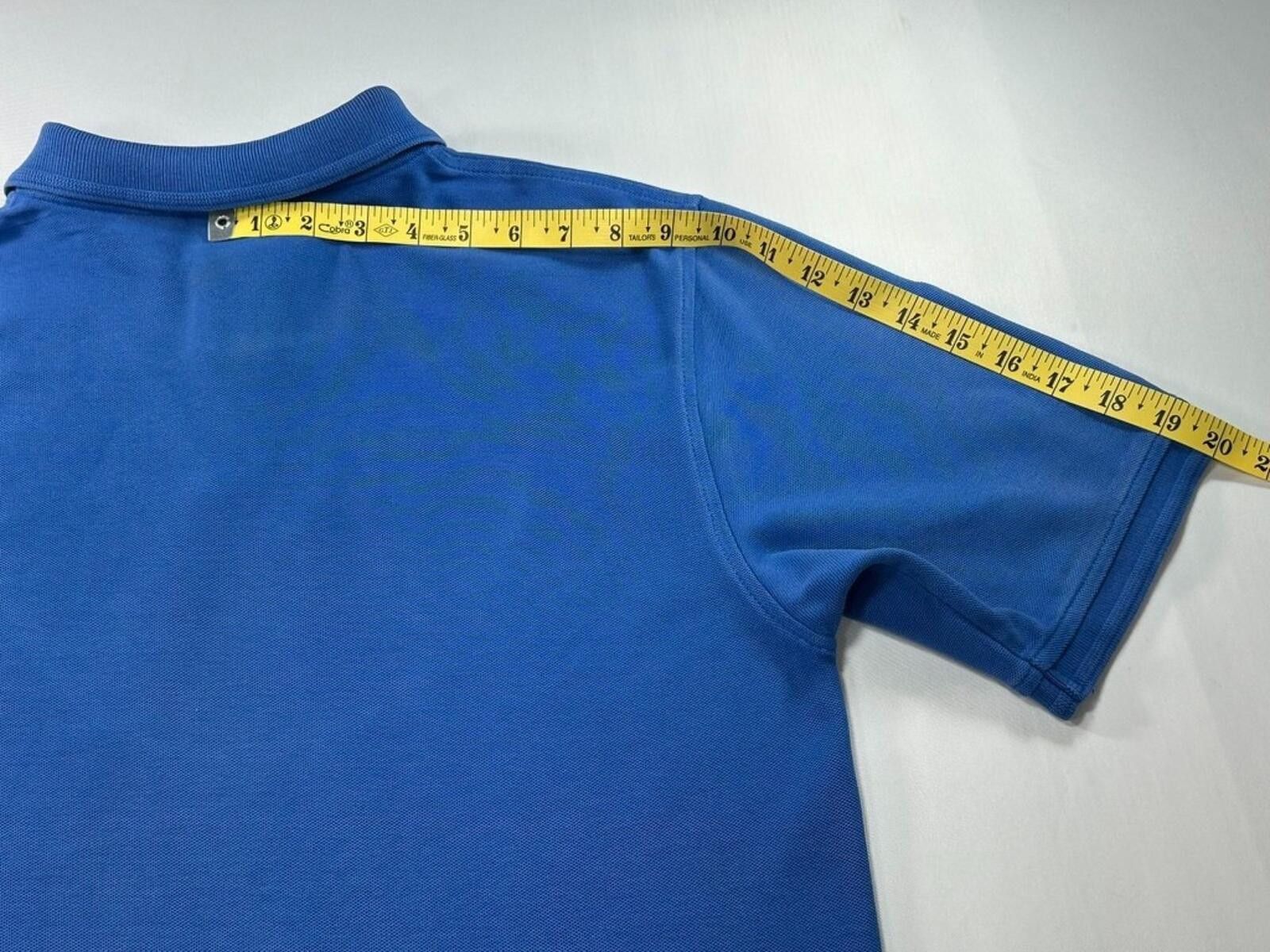 Jos. A. Bank Jos A Bank 1/4 Button Travelers Polo Shirt Blue Mens M Size US M / EU 48-50 / 2 - 5 Thumbnail