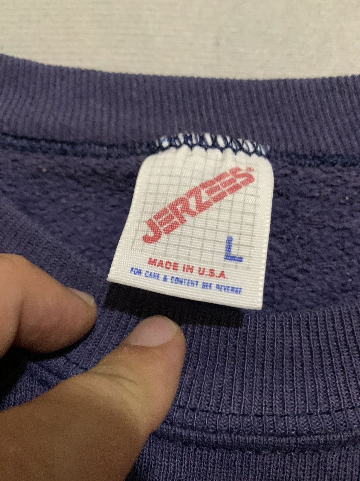 Jerzees Vintage 90s Parody Wording Streetmear Sweatshirt Size US L / EU 52-54 / 3 - 8 Thumbnail