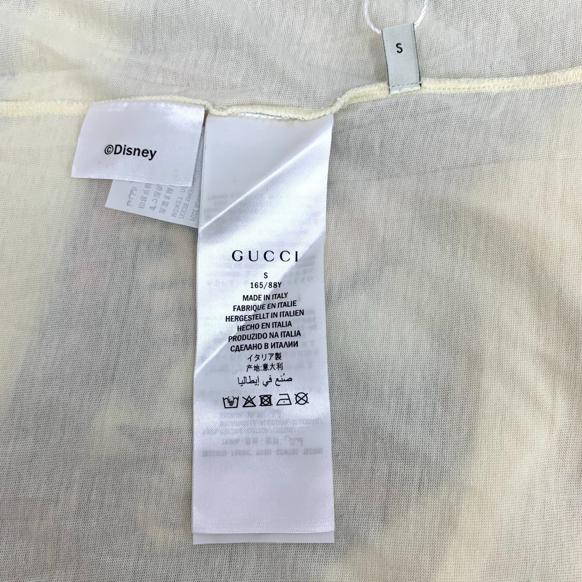 Gucci Gucci X Disney Beige Snow White & Witch Print T-Shirt S Roun Size S / US 4 / IT 40 - 5 Thumbnail