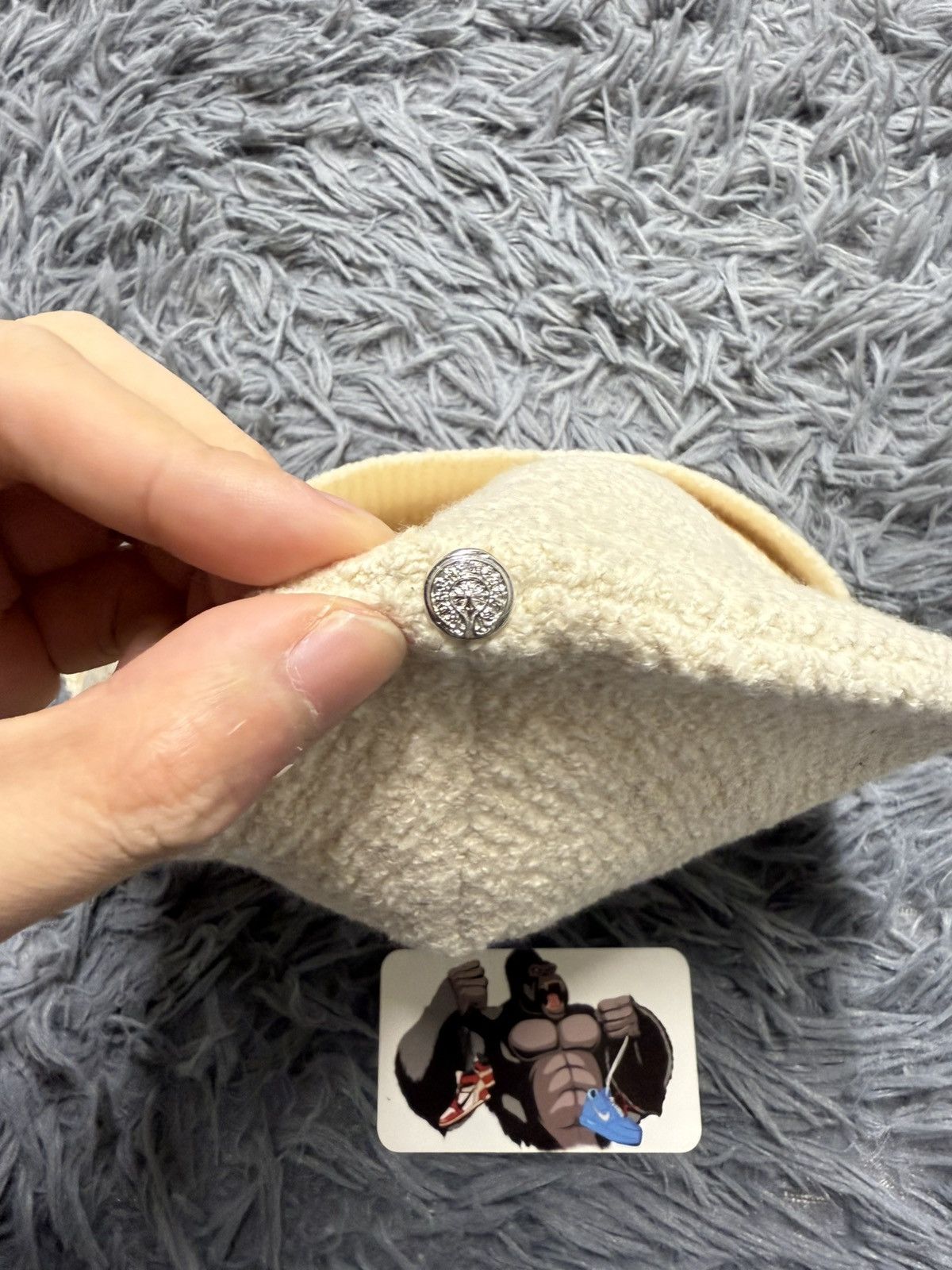 Chrome Hearts Chrome Hearts Pony Hair Cheetah Cross Patch Beanie Size ONE SIZE - 4 Thumbnail