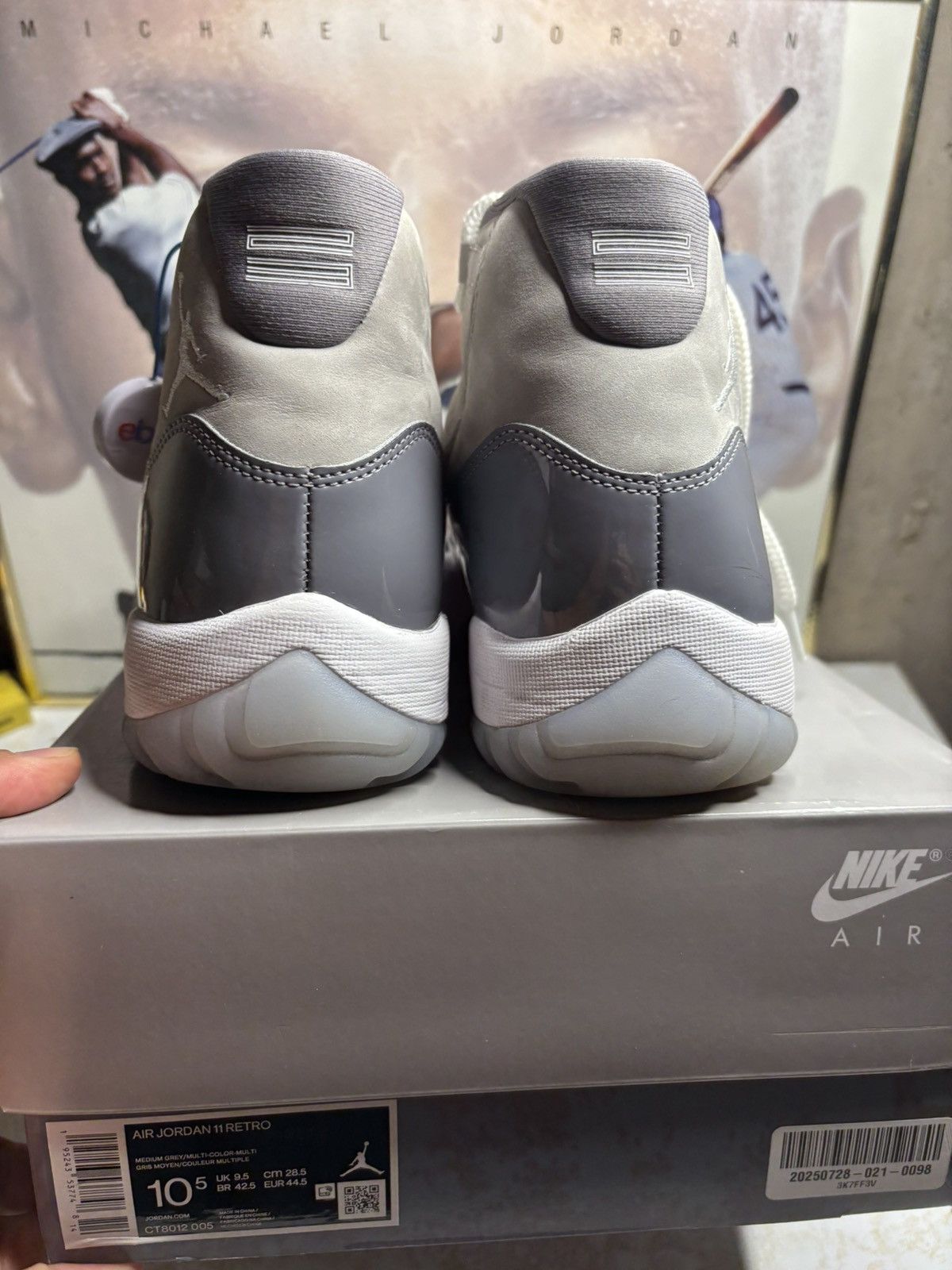Jordan Brand Jordan Retro 11 ‘cool grey’ Size US 10.5 / EU 43-44 - 7 Thumbnail