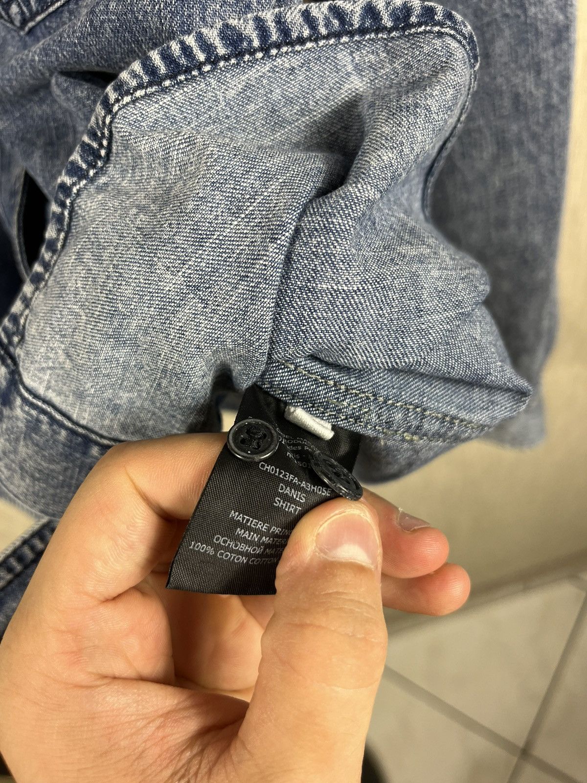 Isabel Marant × Isabel Marant Etoile Isabel Marant Etoile Danis denim shirt washed acid pockets Size M / US 6-8 / IT 42-44 - 16 Thumbnail