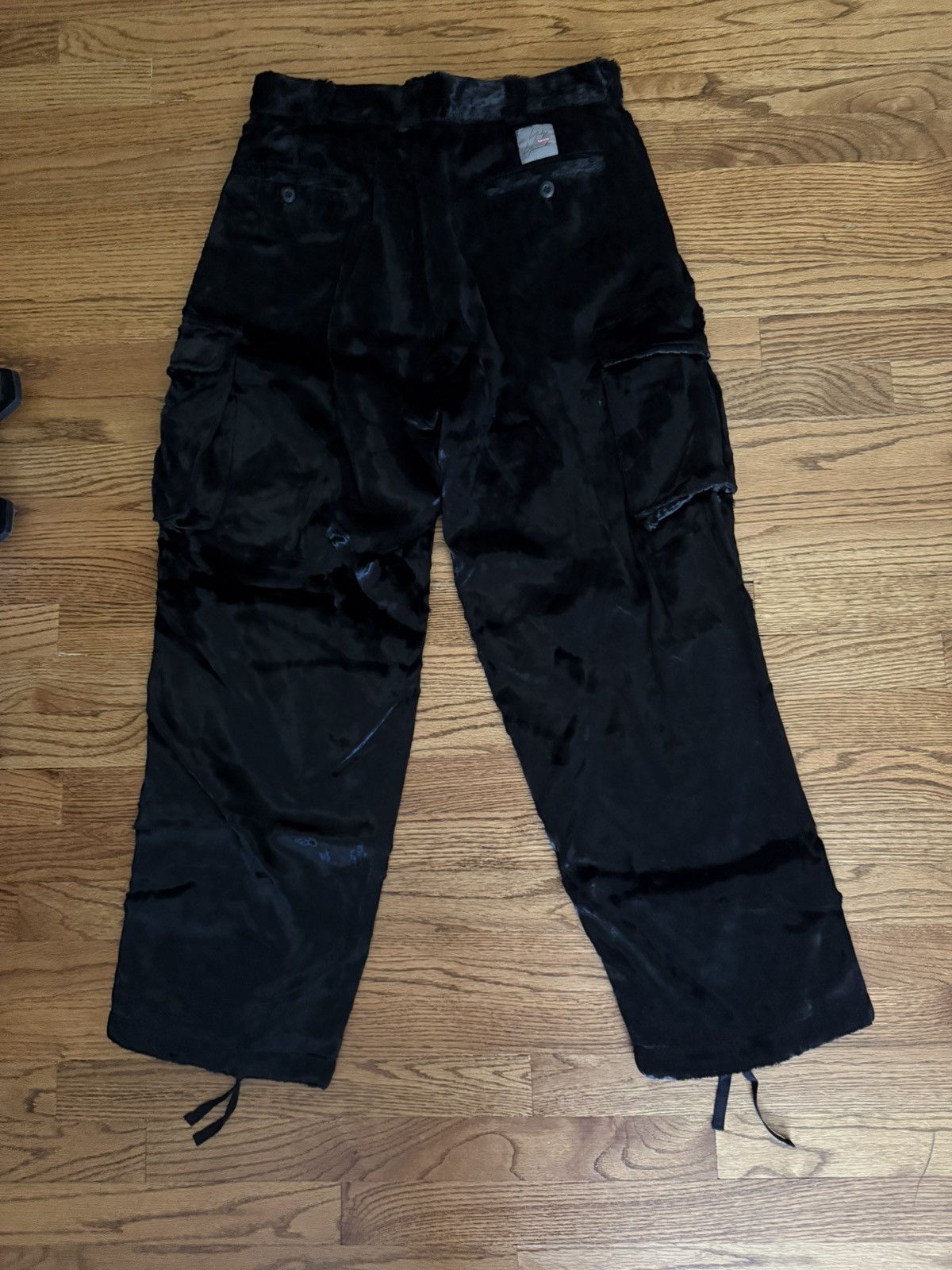 パンツ Supreme Yohji Yamamoto Faux Fur Cargo 32 Supreme Yohji Yamamoto Faux Fur Cargo Pant Black Men's