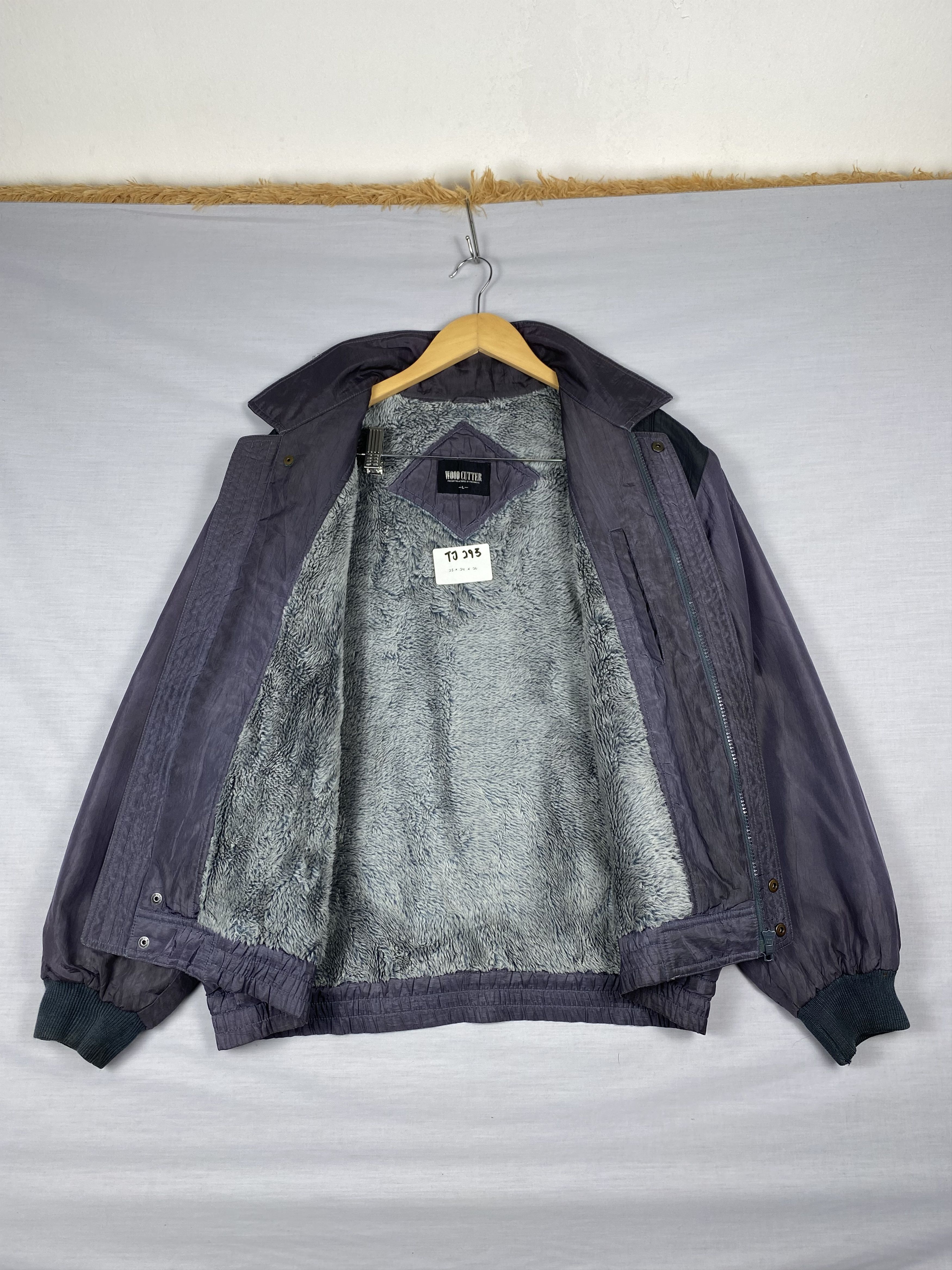 Japanese Brand Vintage Wood Cutter Zip Up Light Jacket Size US L / EU 52-54 / 3 - 6 Thumbnail