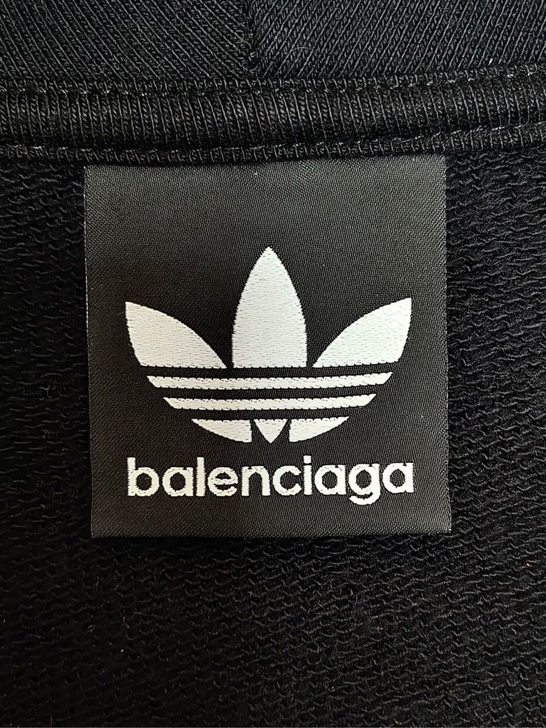 Balenciaga Balenciaga Black striped zip-up hoodie jacket 2503-Nextarro Size US XS / EU 42 / 0 - 4 Thumbnail