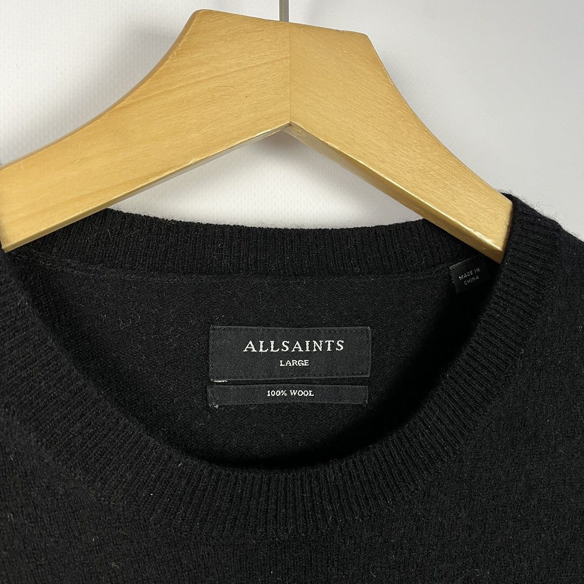 Allsaints Designer Allsaints together wool big logo sweater Size US L / EU 52-54 / 3 - 4 Thumbnail