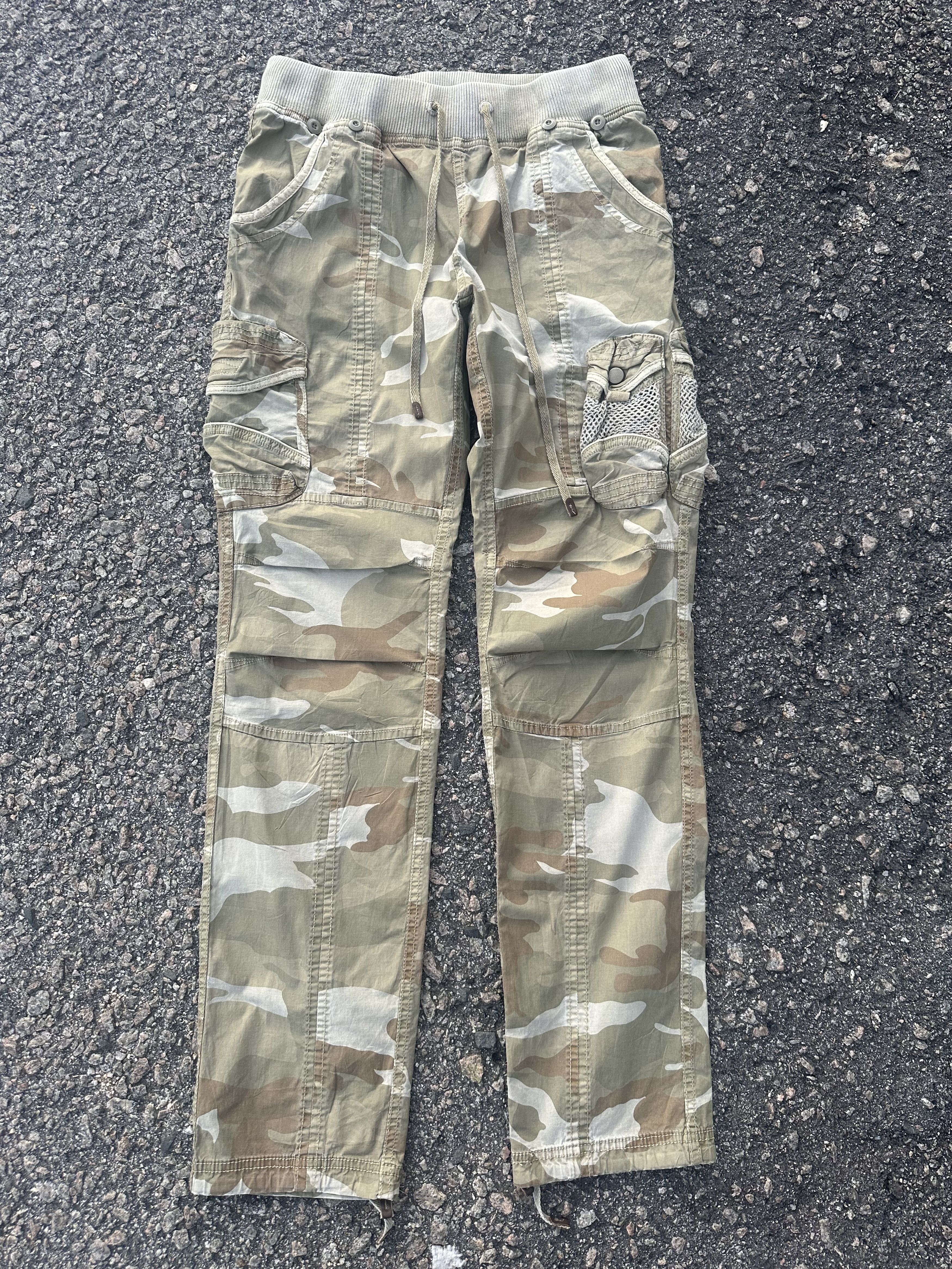 GOA G.O.A Goa Drawstring Flared Cargo Pants Size US 28 / EU 44 - 2 Thumbnail
