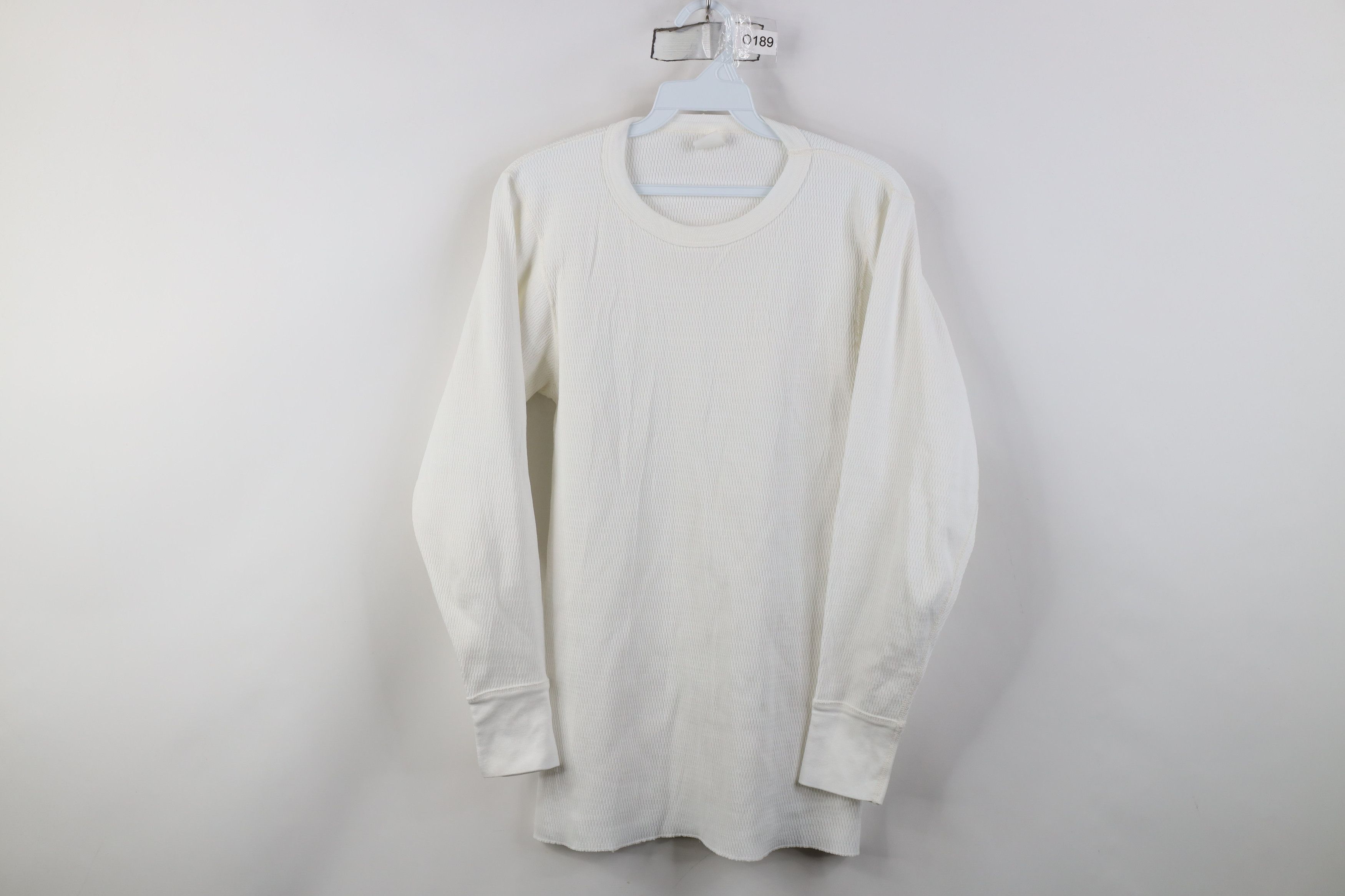 Vintage Vintage 70s Streetwear Waffle Knit Long Sleeve T-Shirt Size US M / EU 48-50 / 2 - 1 Thumbnail