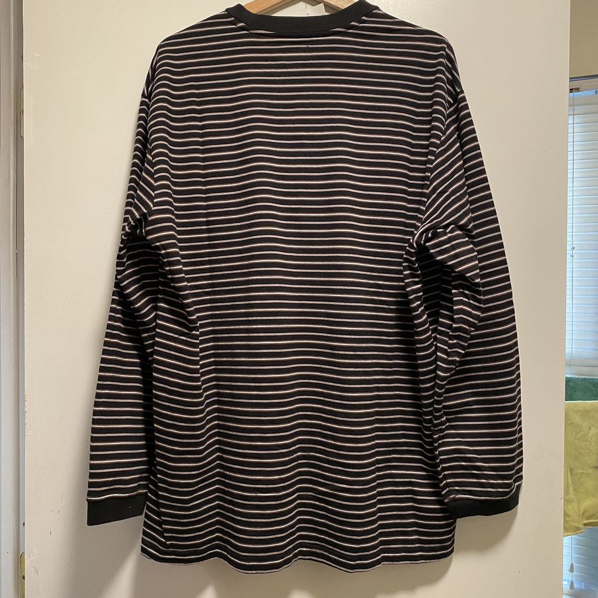Supreme Supreme Thin Stripe Longsleeve Top Black Size US L / EU 52-54 / 3 - 2 Thumbnail